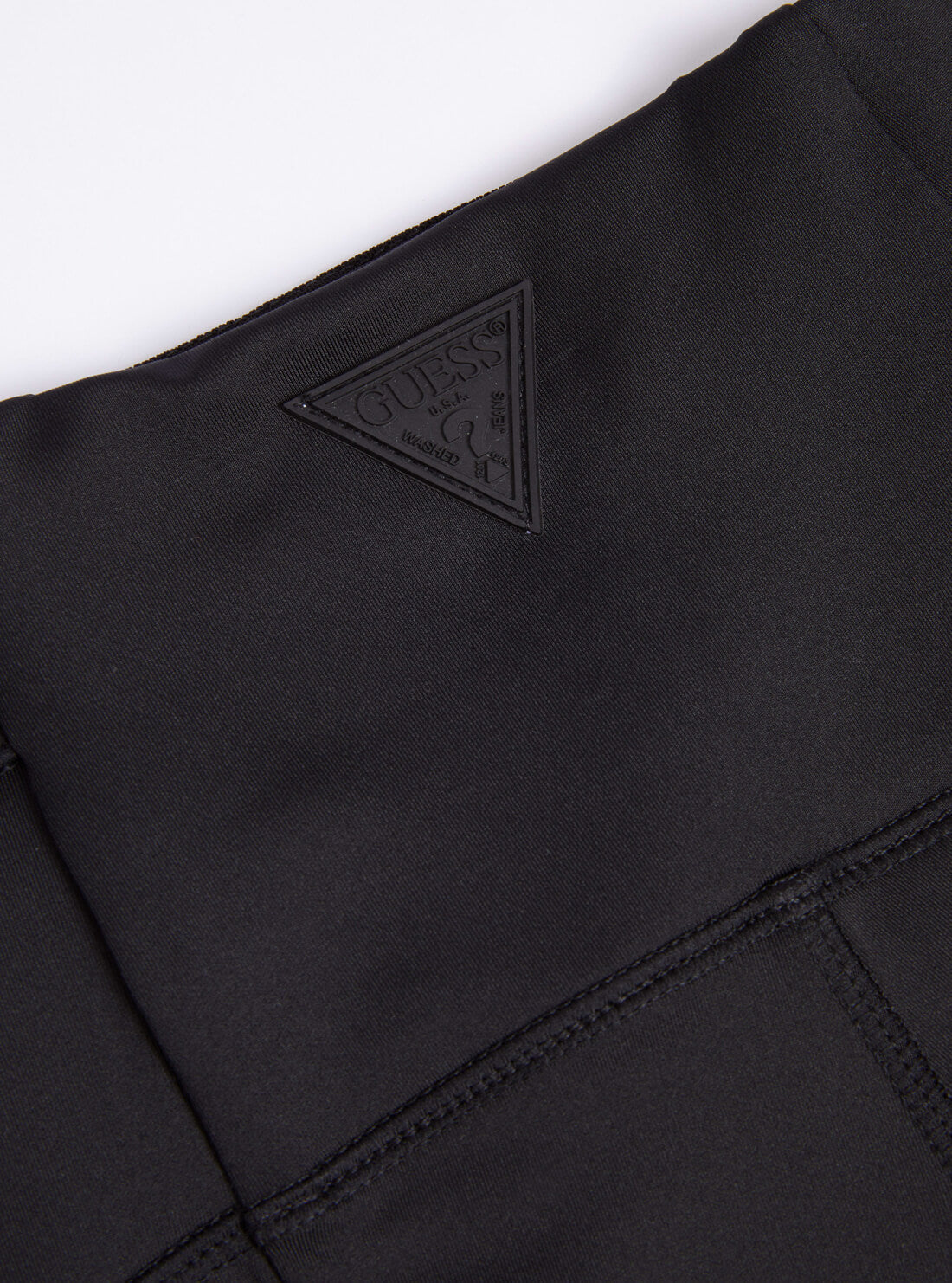 GUESS Womens  Eco Black Angelica Active Leggings V2RB19MC03W Detail View