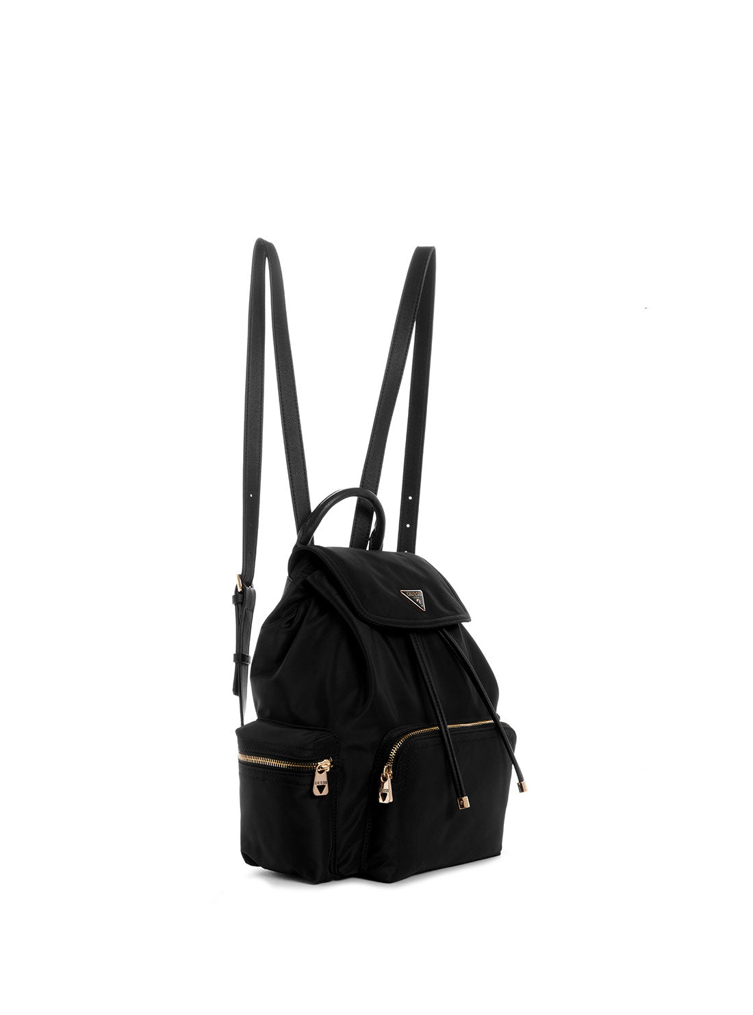 GUESS Women's Eco Black Gemma Backpack EYG839532 Front Side View