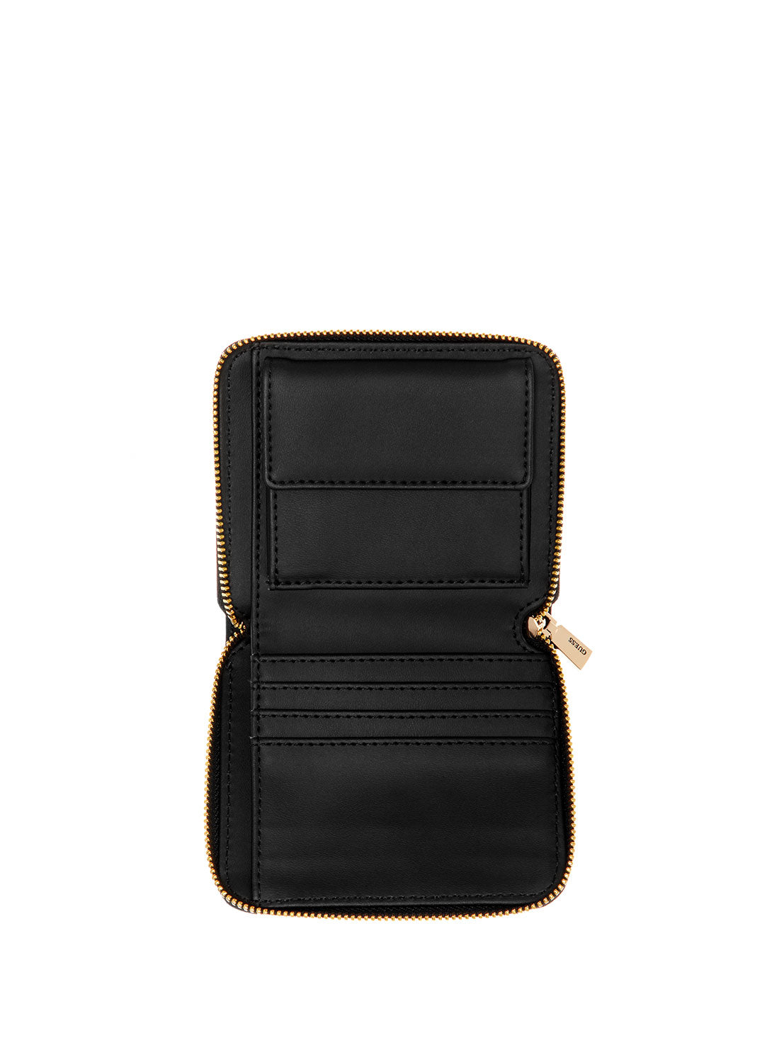 GUESS Womens Eco Black Gemma Small Wallet EYG839537 Inside View