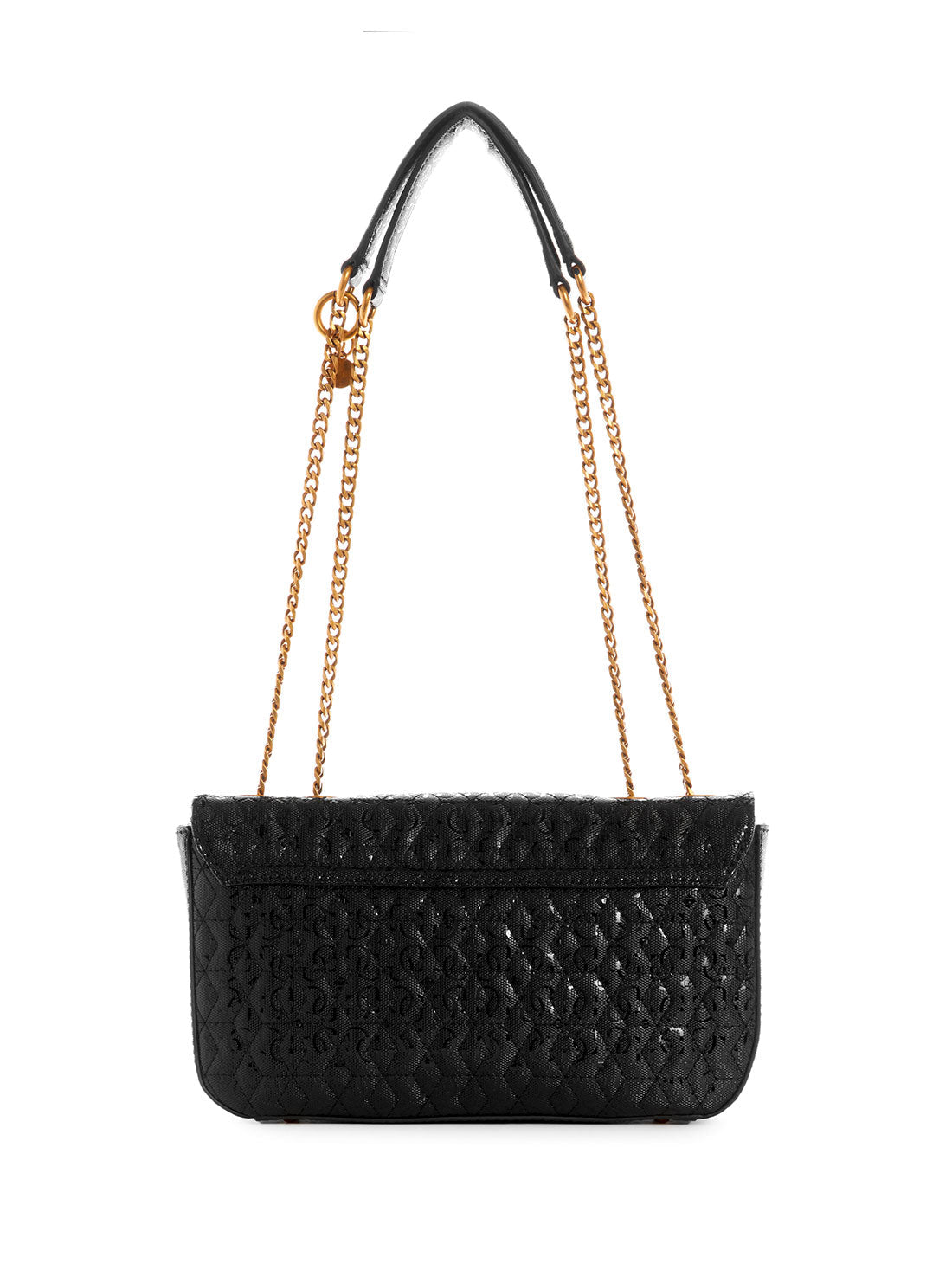 GUESS Womens Black Isidora Convertible Crossbody Bag GB854721 Back View