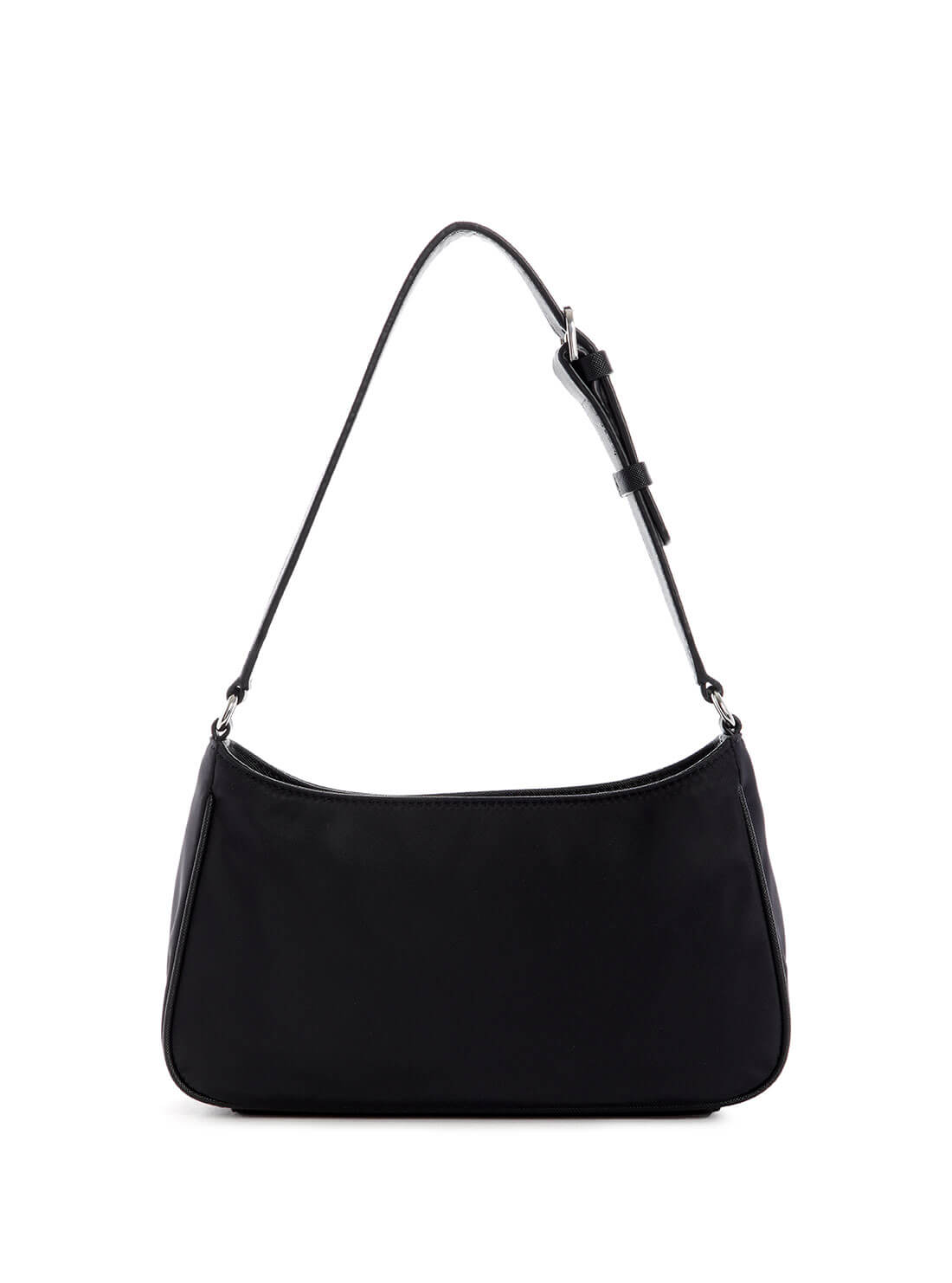 GUESS Womens  Black Little Bay Shoulder Bag NG811618 Back View