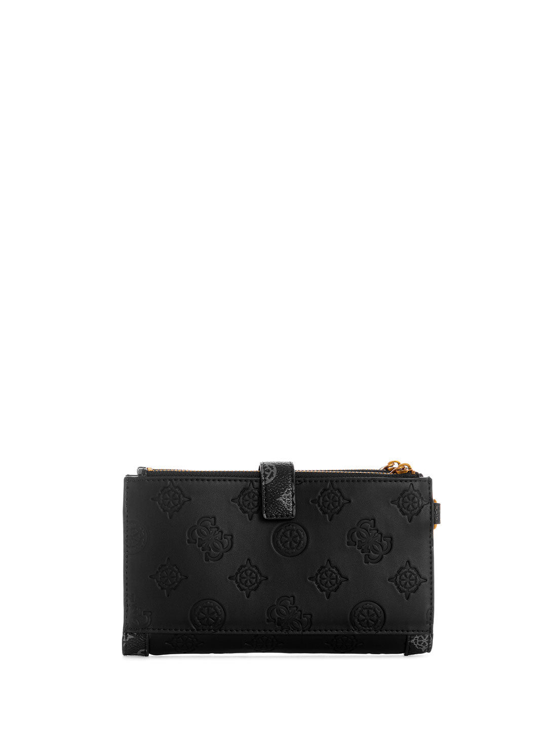 GUESS Womens  Black Logo Abey Zip Organiser PB855857 Back View