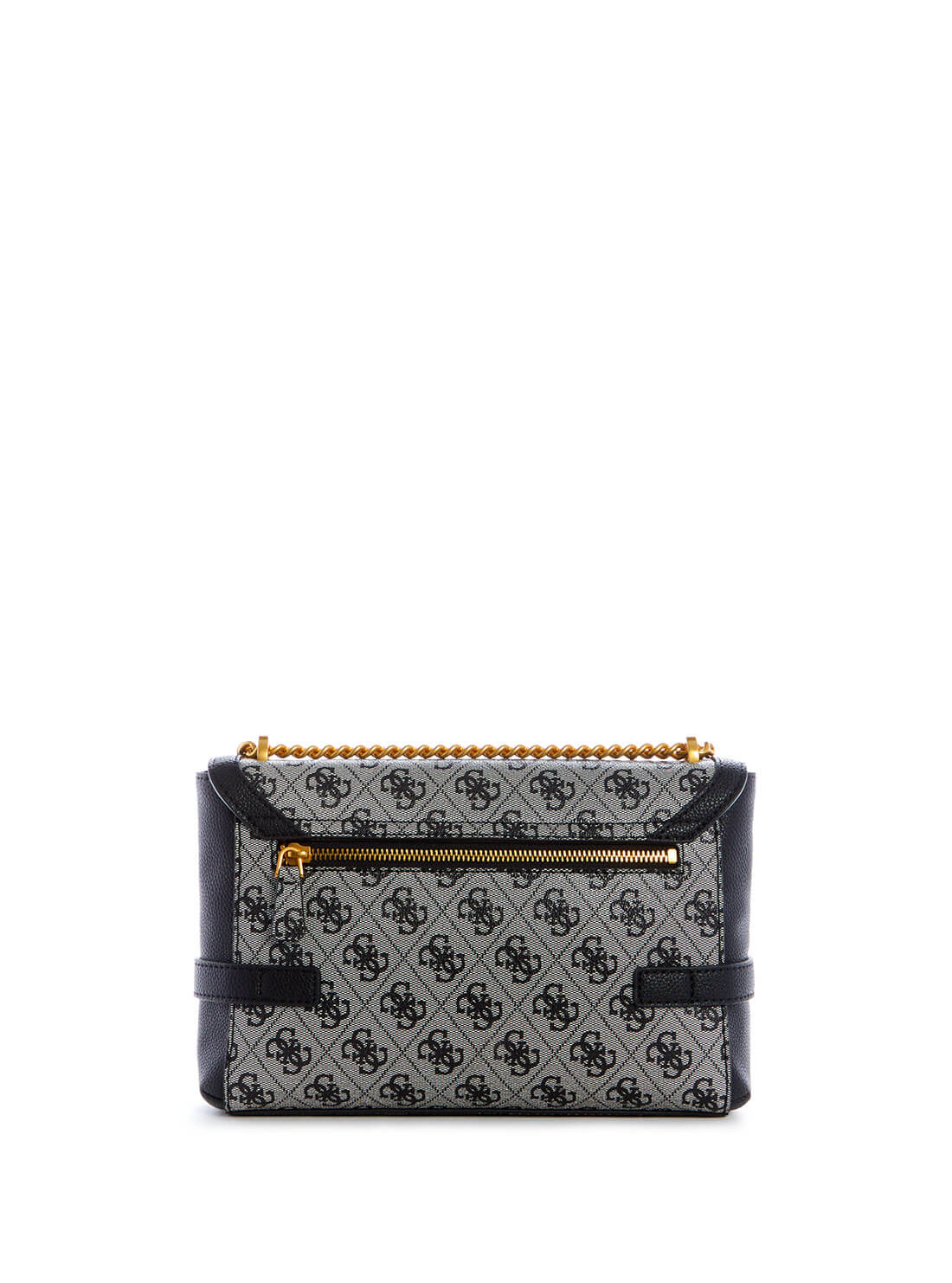 GUESS Womens Black Logo Zadie Convertible Crossbody Bag SA839619 Back View