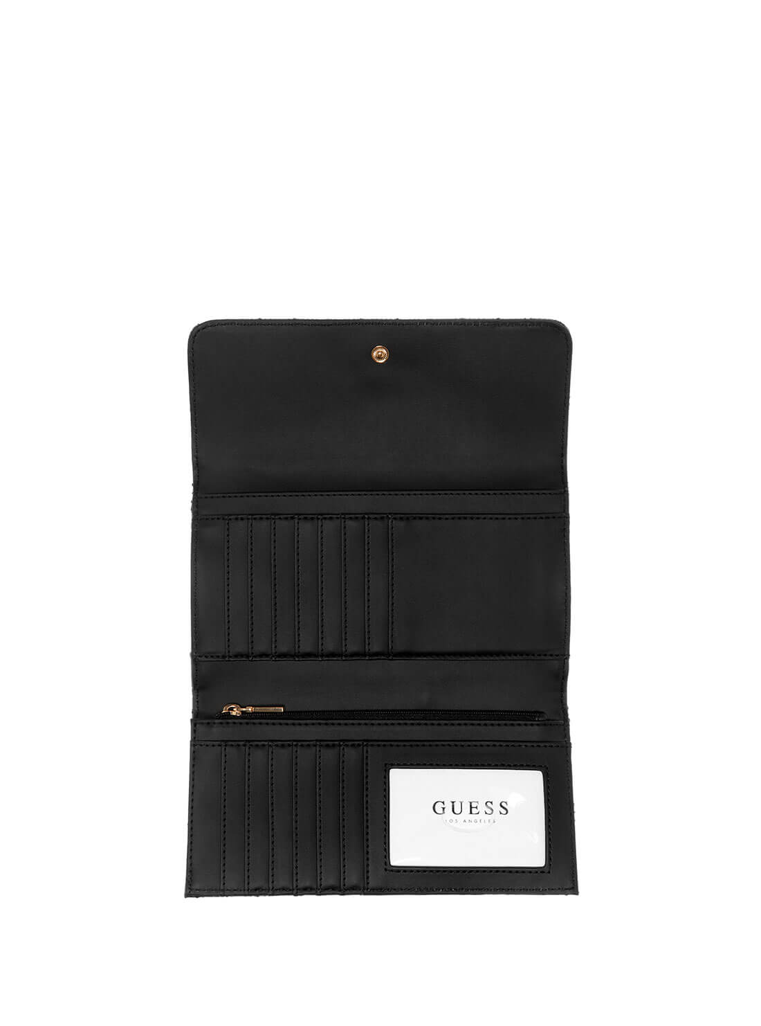 GUESS Womens Black Malia Multi Clutch GG848866 Inside View