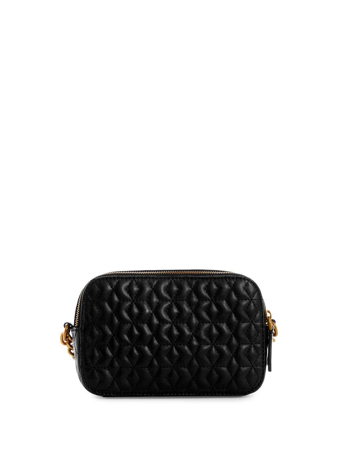 GUESS Womens Black Quilted Noelle Crossbody Camera Bag DB787914 Back View