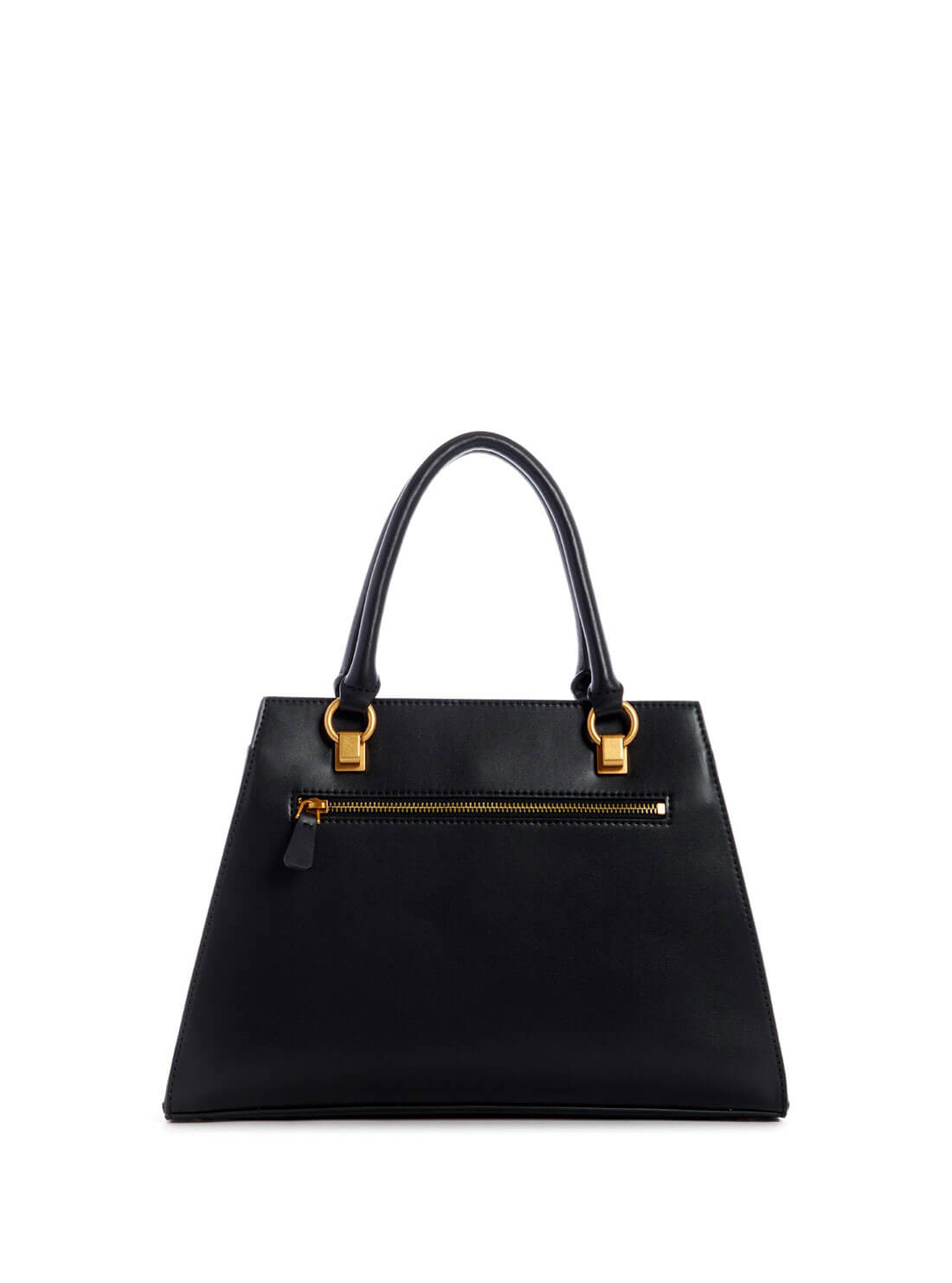 GUESS Womens  Black Stephi Girlfriend Satchel VB787507 Back View