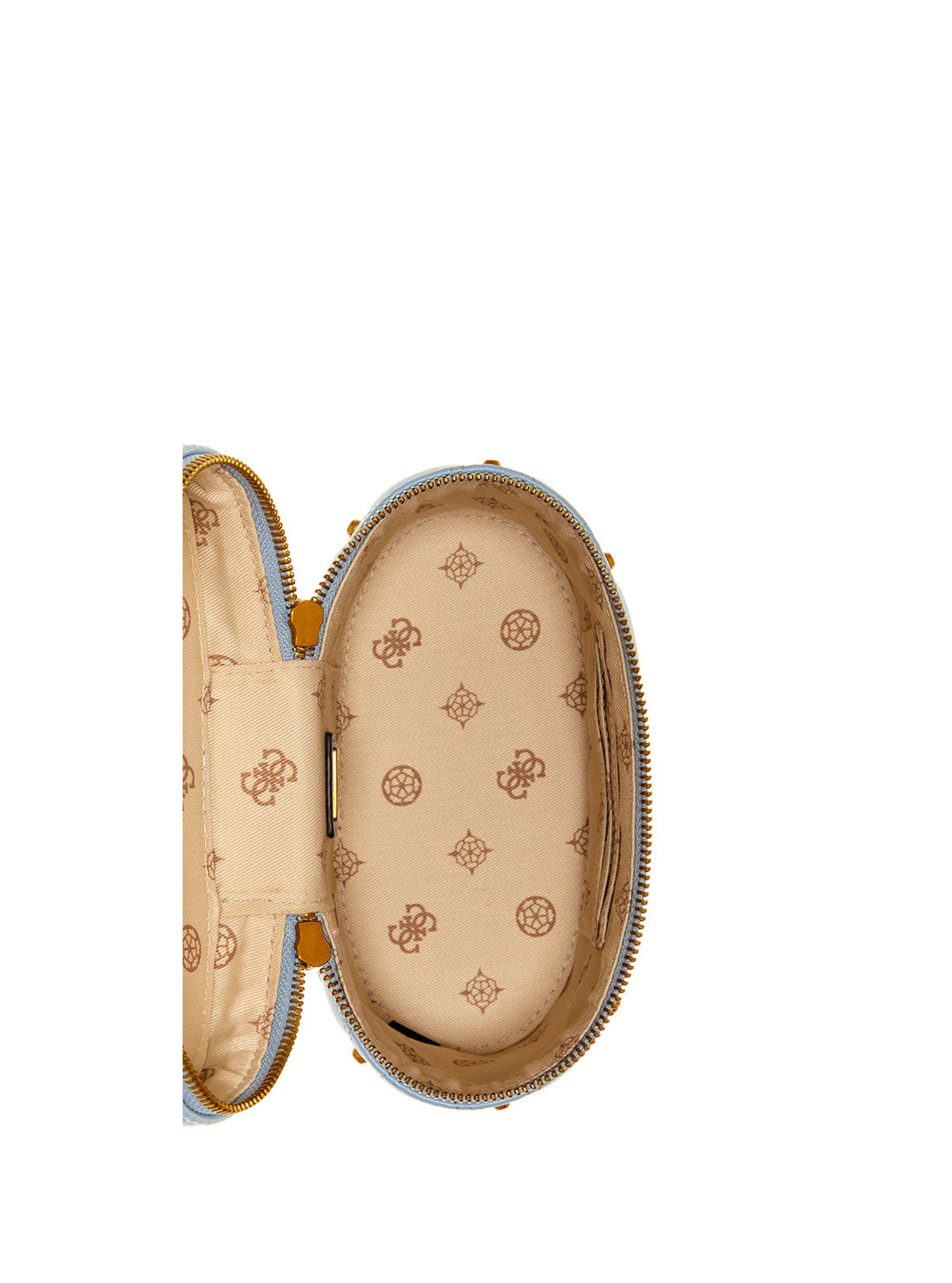  GUESS Womens Blue Triana Cannister Crossbody Bag QS855377 Inside View