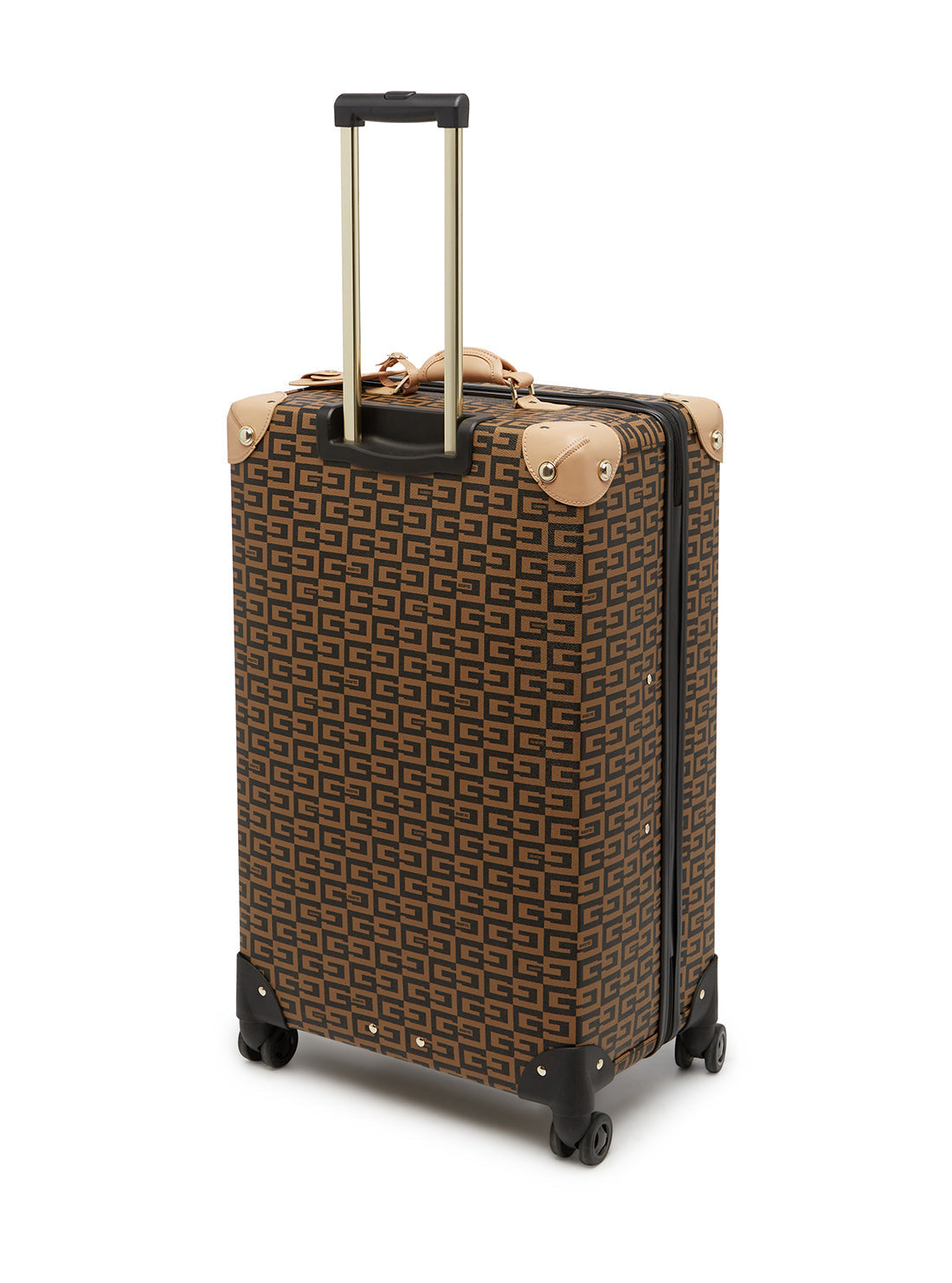GUESS Womens Brown Logo 71cm Suitcase G8141988 Back View