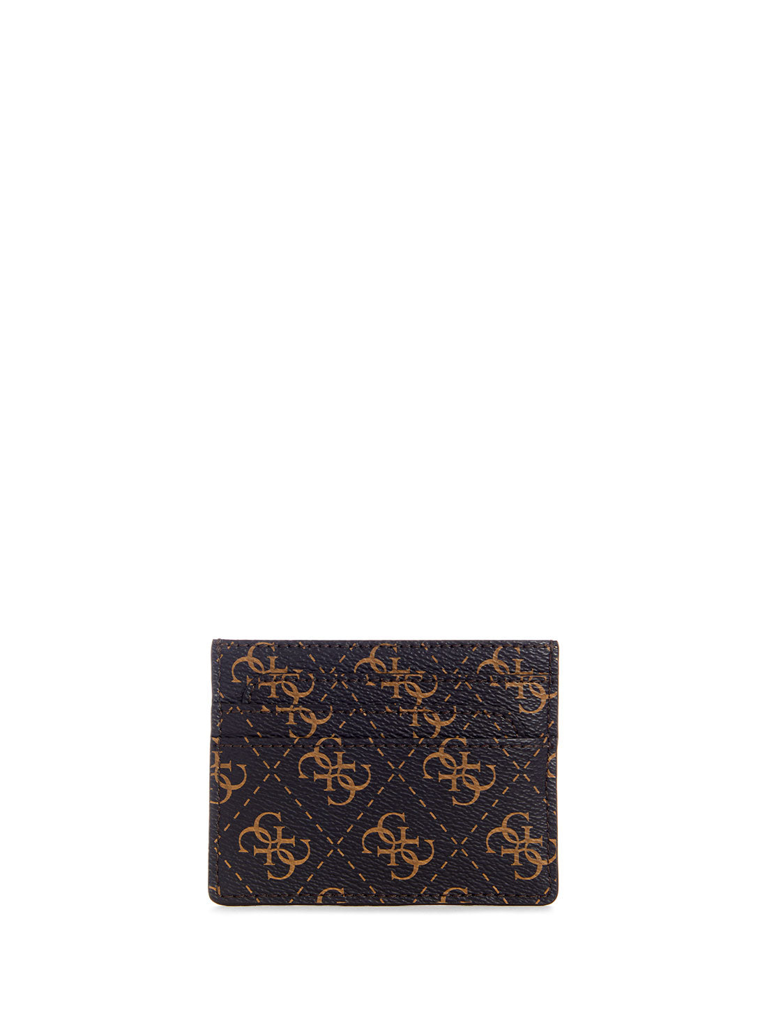 GUESS Womens Brown Logo Laurel Card Holder QG850035 Back View