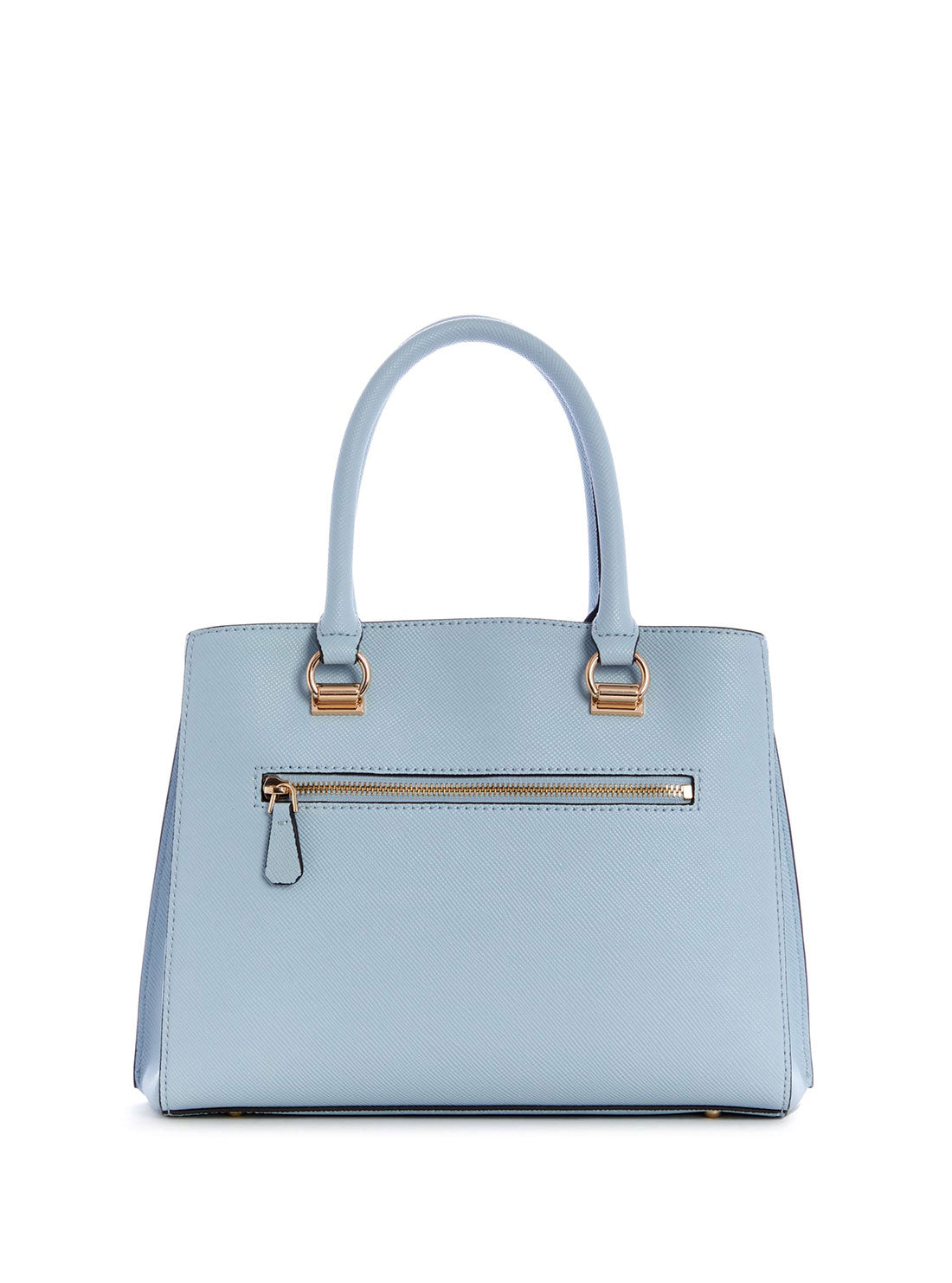 GUESS Womens Cloud Blue Alexie Girlfriend Satchel Bag VG841606 Back View