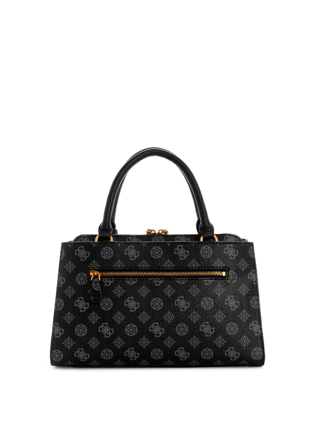 GUESS Womens  Black Briana Girlfriend Satchel PA848906 Back View