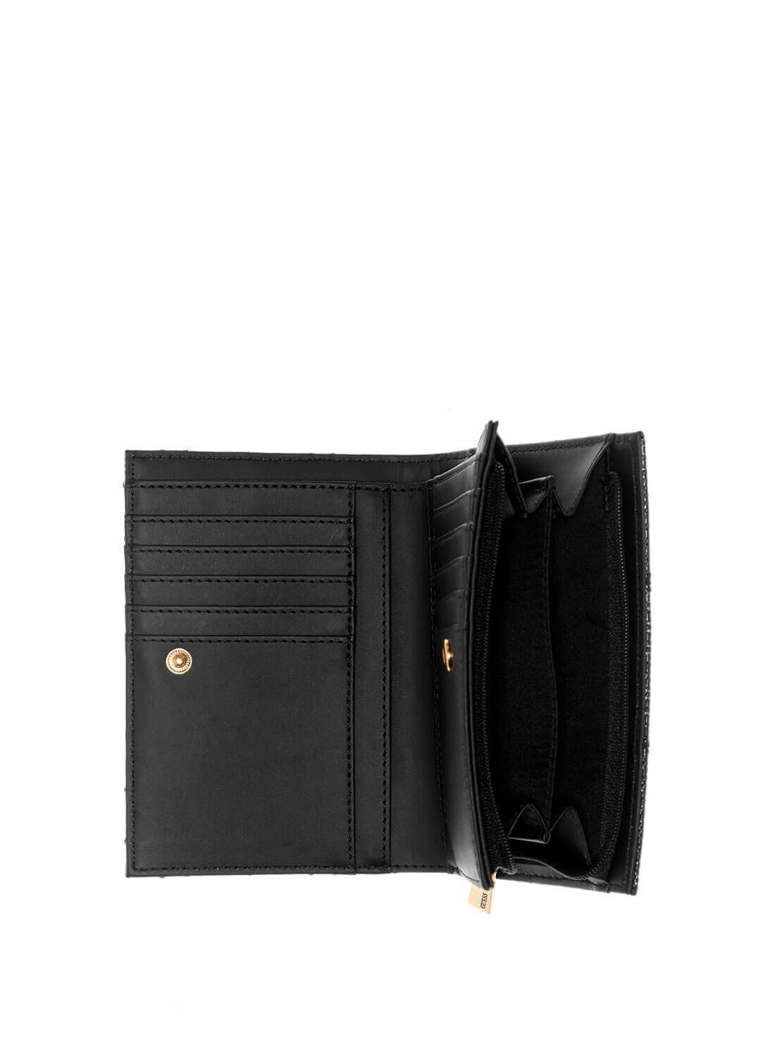 GUESS Womens  Black Briana Logo Organiser Wallet PA848967 Inside View