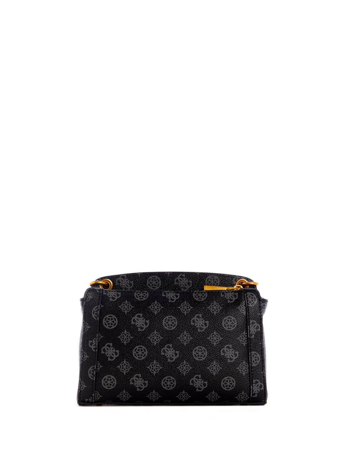 GUESS Womens  Black Briana Logo Society Crossbody Bag PA848914 Back View