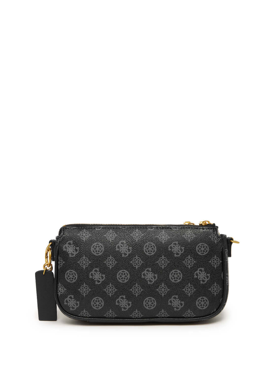GUESS Womens  Black Logo Arie Crossbody Bag PA788570 Back View