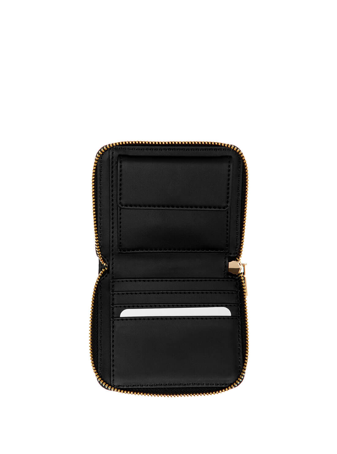 GUESS Womens Black Logo Laurel Small Wallet SG850037 Inside View