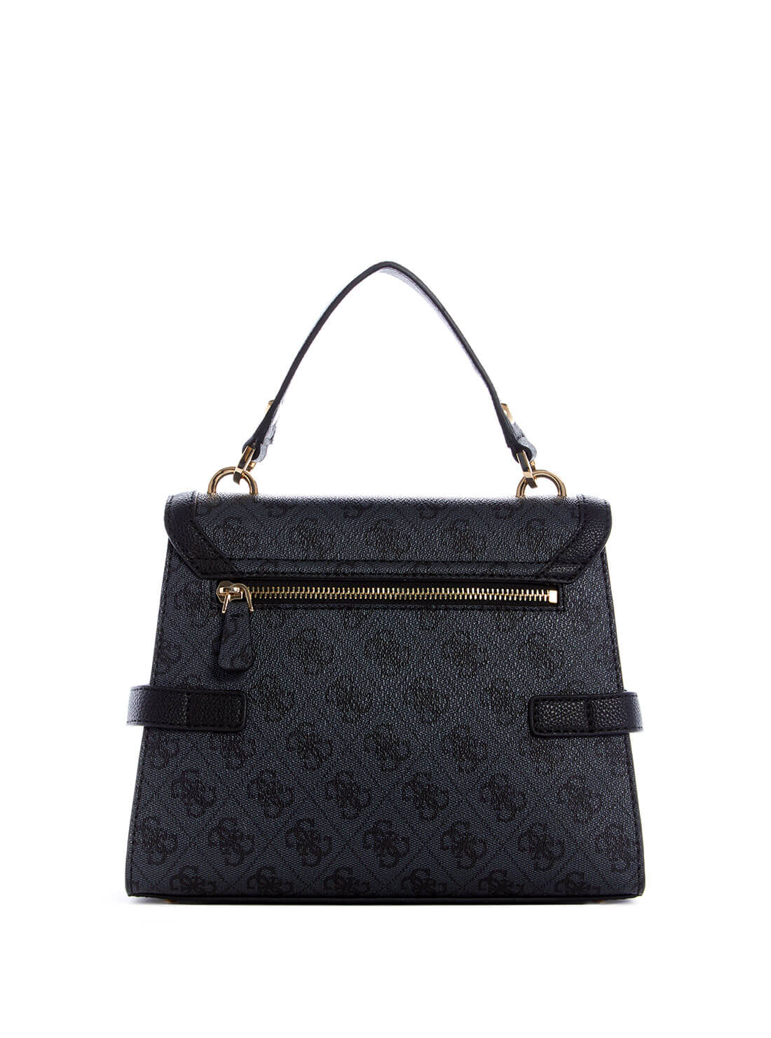 GUESS Womens Black Zadie Logo Crossbody Bag SG839620 Back View