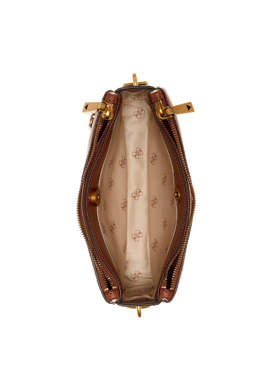 GUESS Womens  Brown Destiny Crossbody Shoulder Bag VB787818 Inside View