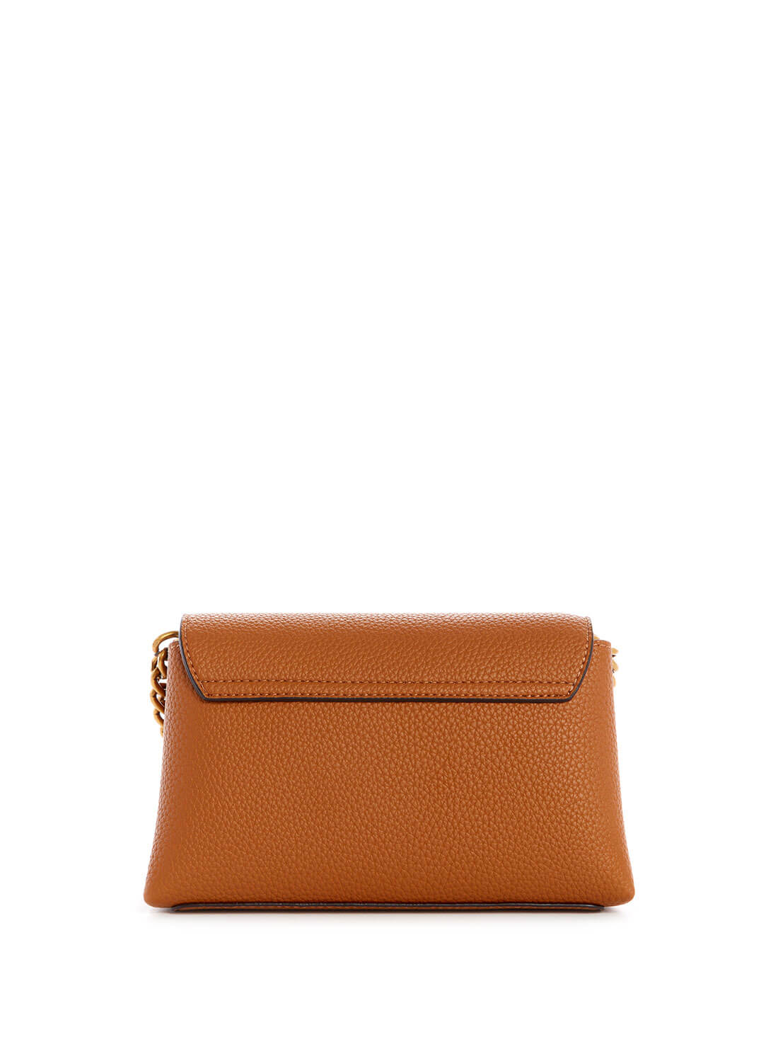 GUESS Womens Cognac Brown Downtown Chic Mini Crossbody Bag VB838578 Back View