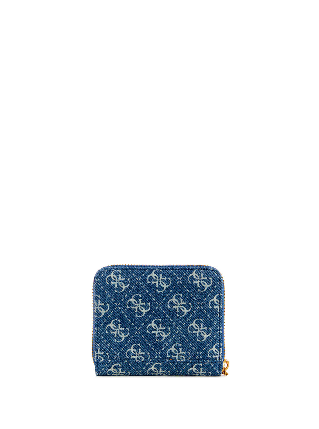 GUESS Women's Print Denim Logo Zadie Small Wallet DA839637 Back View