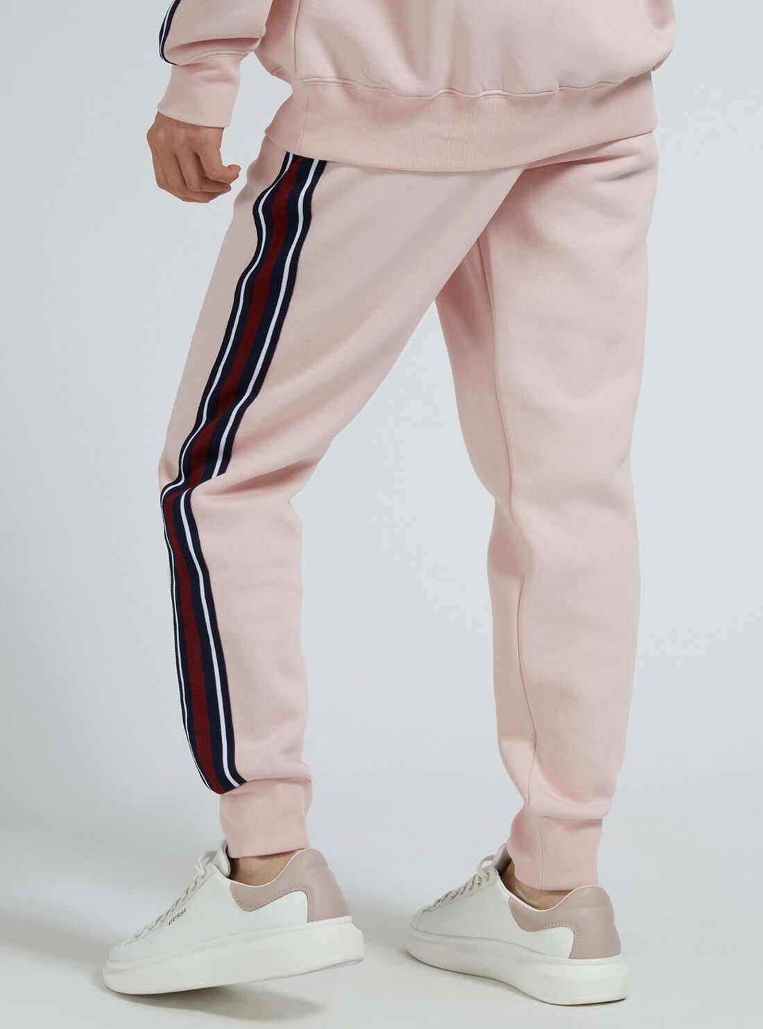 GUESS Womens  Eco Pink Multi Abigal Active Long Pants O1RA32K9Z21 Back View
