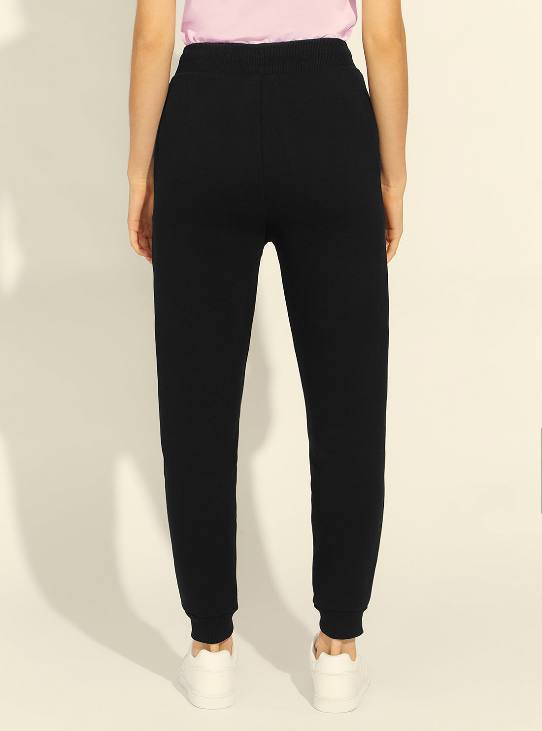 GUESS Womens  Eco Black Alene Active Trackpants V2RB23K9V31 Back View