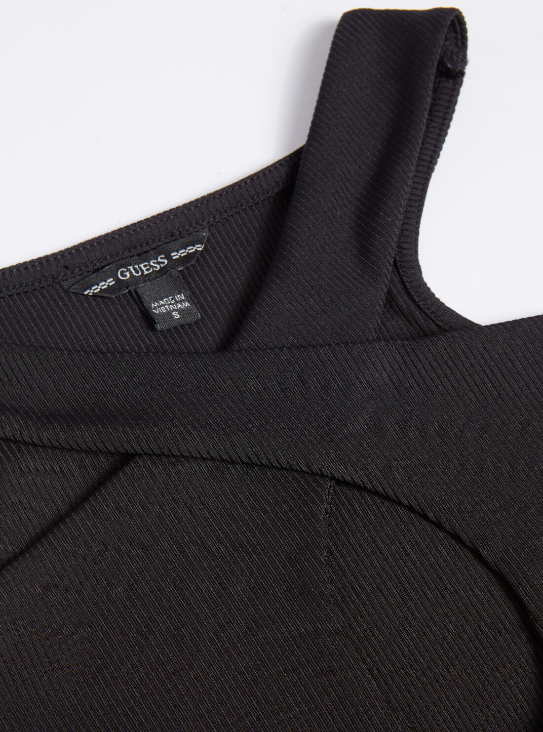 GUESS Womens Eco Black Lexa Off-Shoulder Top W1RP04KAVF1 Detail View