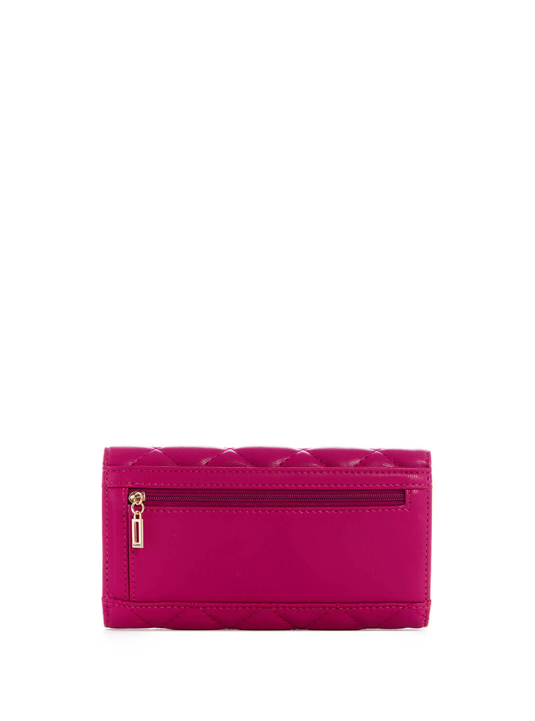 GUESS Womens Fuchsia Pink Cessily Multi Clutch QG767966 Back View