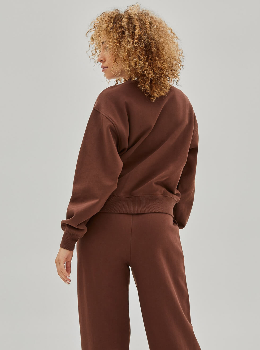 GUESS Womens Guess Originals Brown Alanis Pullover Jumper W1RQ01K9YH5 Back View
