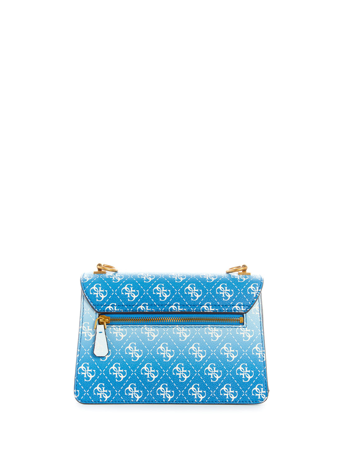 GUESS Womens Indigo Ombre Alexie Crossbody Bag SB841619 Back View