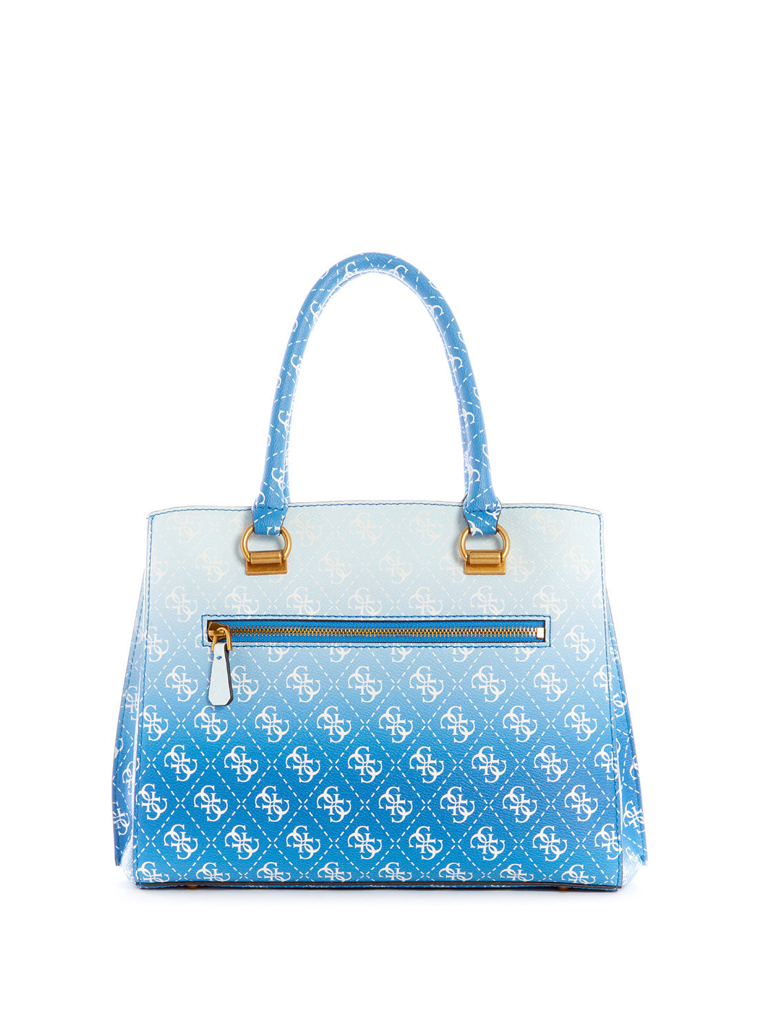 GUESS Womens Indigo Ombre Alexie Girlfriend Satchel SB841606 Back Vie