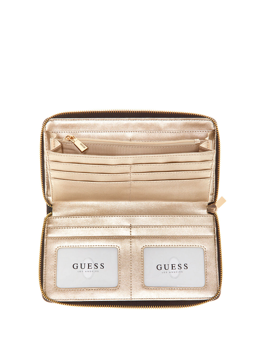 GUESS Womens Ivory Triana Cheque Organiser QS855363 Inside View