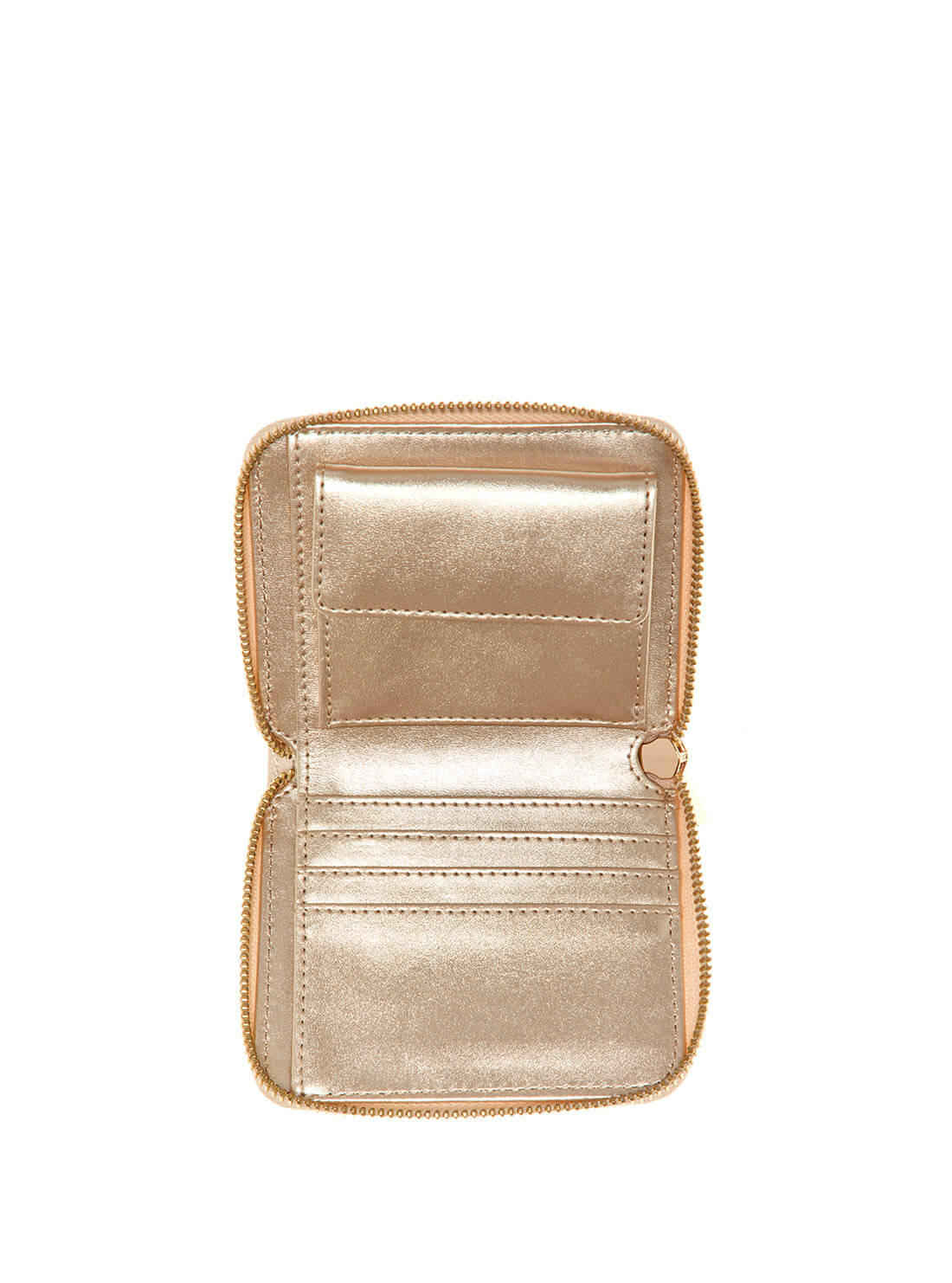  GUESS Womens Pink Logo Laurel Small Wallet SA850037 Inside View