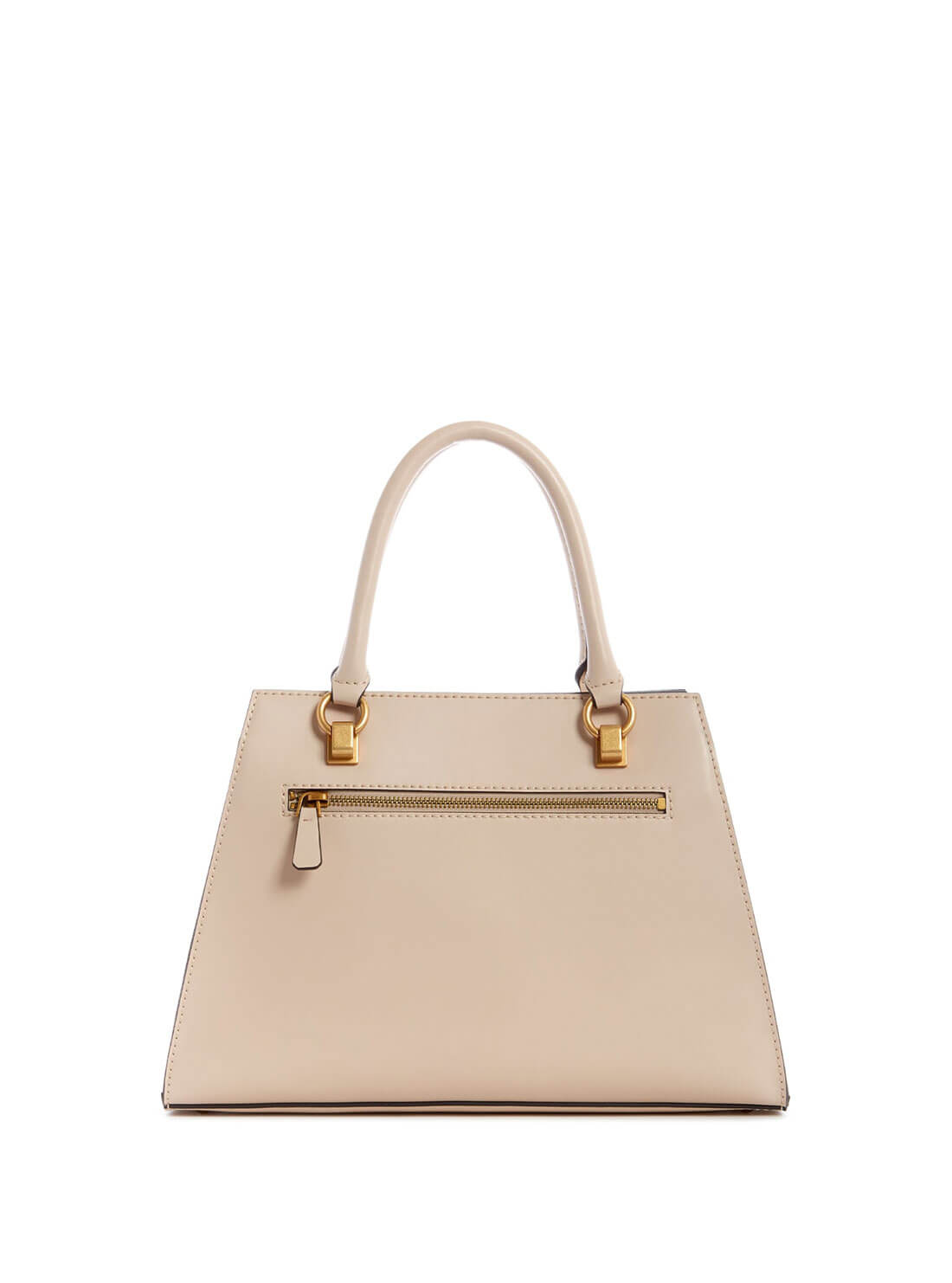 GUESS Womens  Beige Stephi Girlfriend Satchel VB787507 Back View