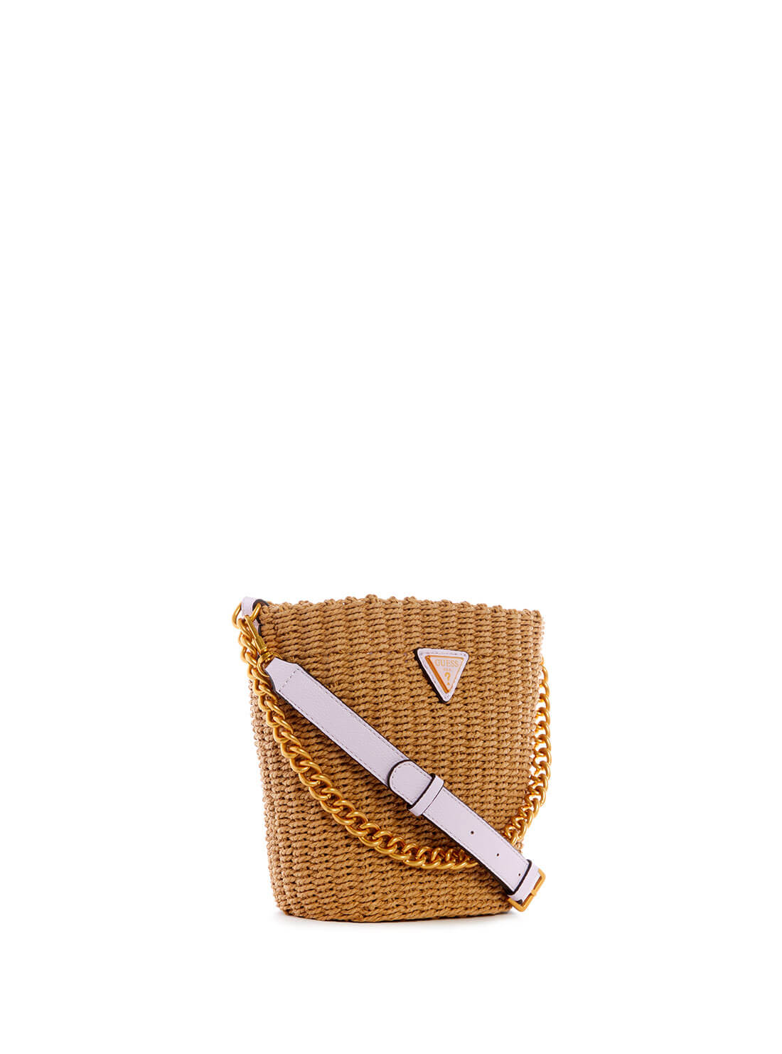GUESS Womens Lilac Lilica Bucket Crossbody Bag WA842601 Side View