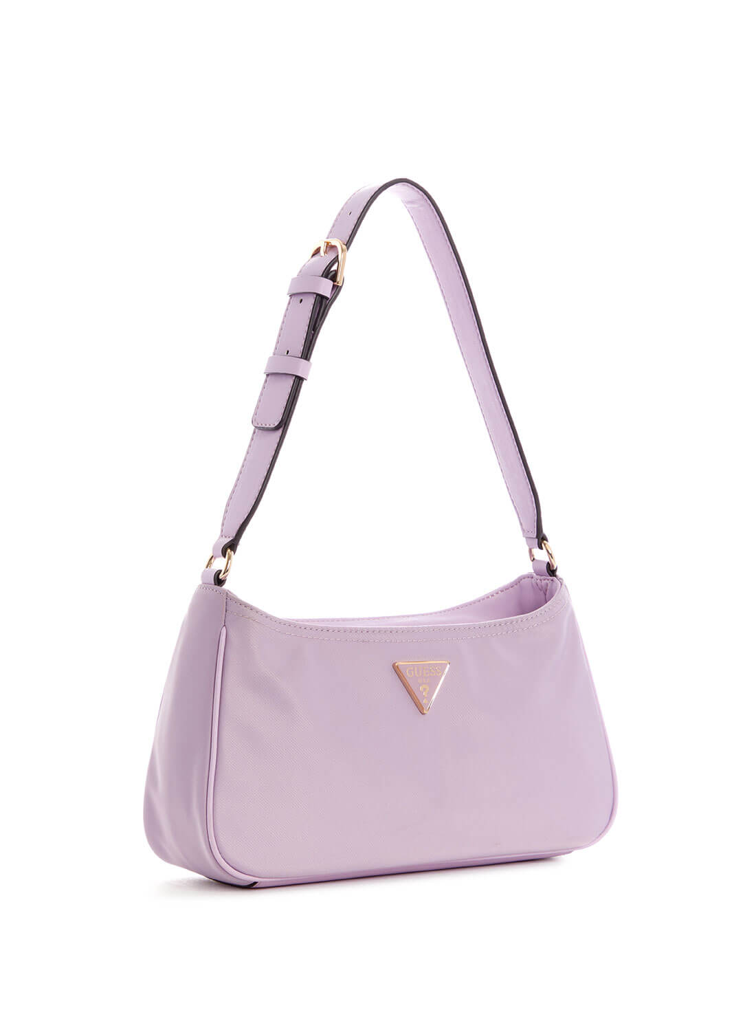 GUESS Womens  Purple Little Bay Shoulder Bag NG811618 Front Side View