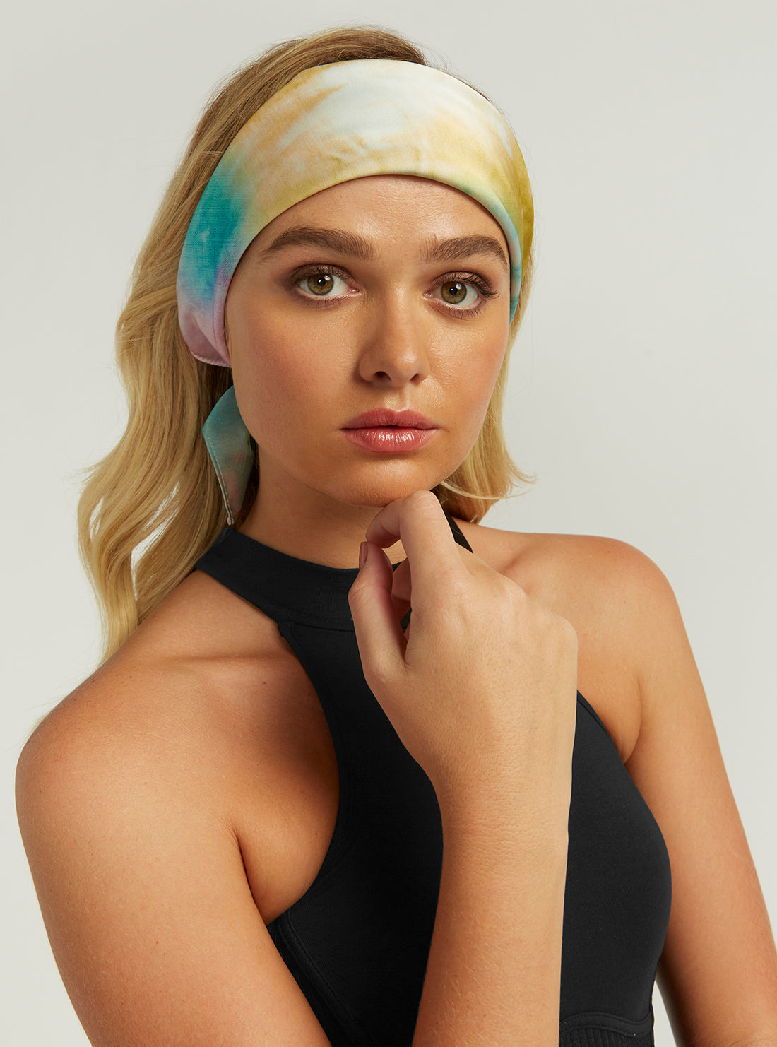 GUESS Womens  Marciano Multicolour Satin Scarf GWPSCARF  Headband View