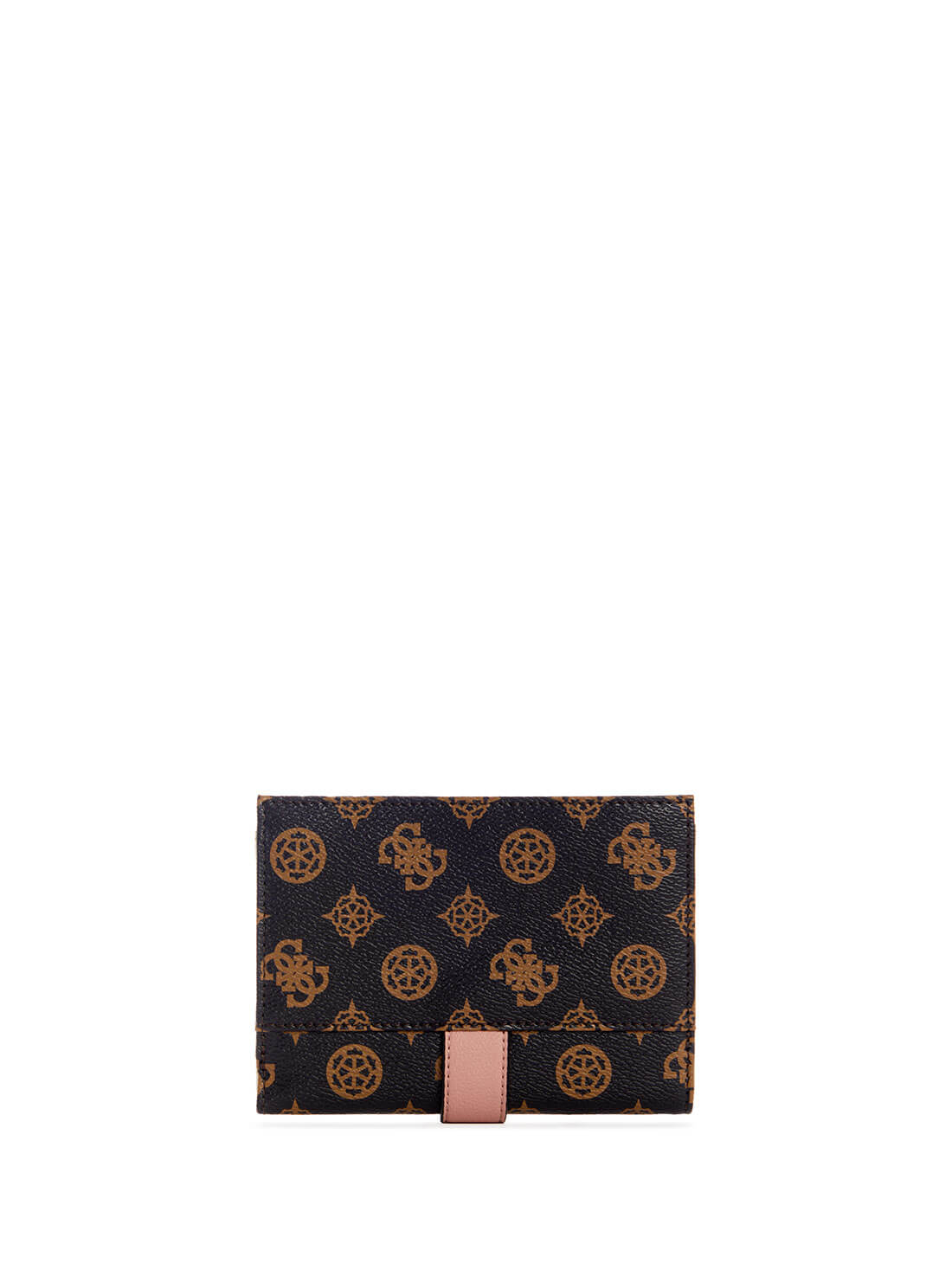 GUESS Womens  Black Pink Briana Logo Organiser Wallet PA848967 Back View