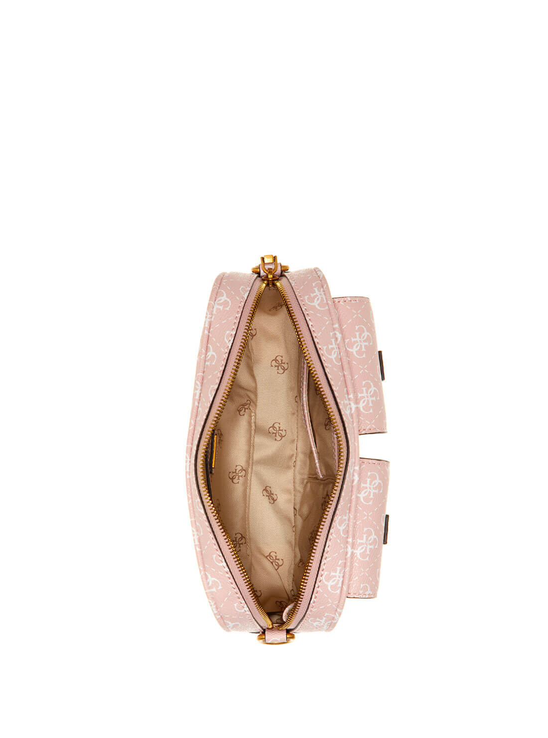 GUESS Womens Pink No Limit Logo Crossbody Bag SB848614 Inside View