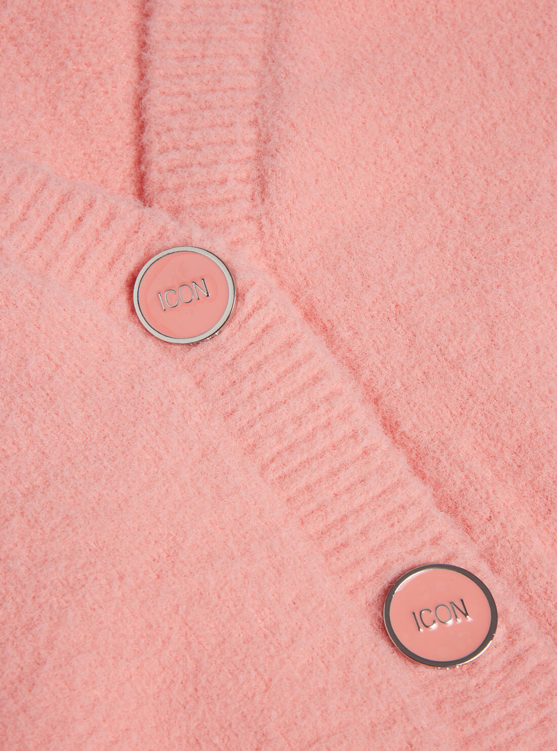 GUESS Womens Blush Pink Maddie Knit Cardigan W2RR16Z2YA0 Detail View