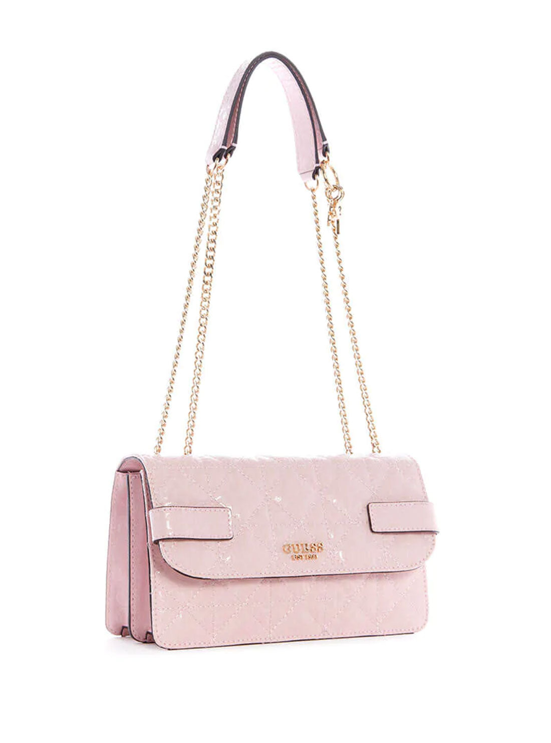 GUESS Womens Pink Malia Convertible Crossbody Bag GG848821 Side View