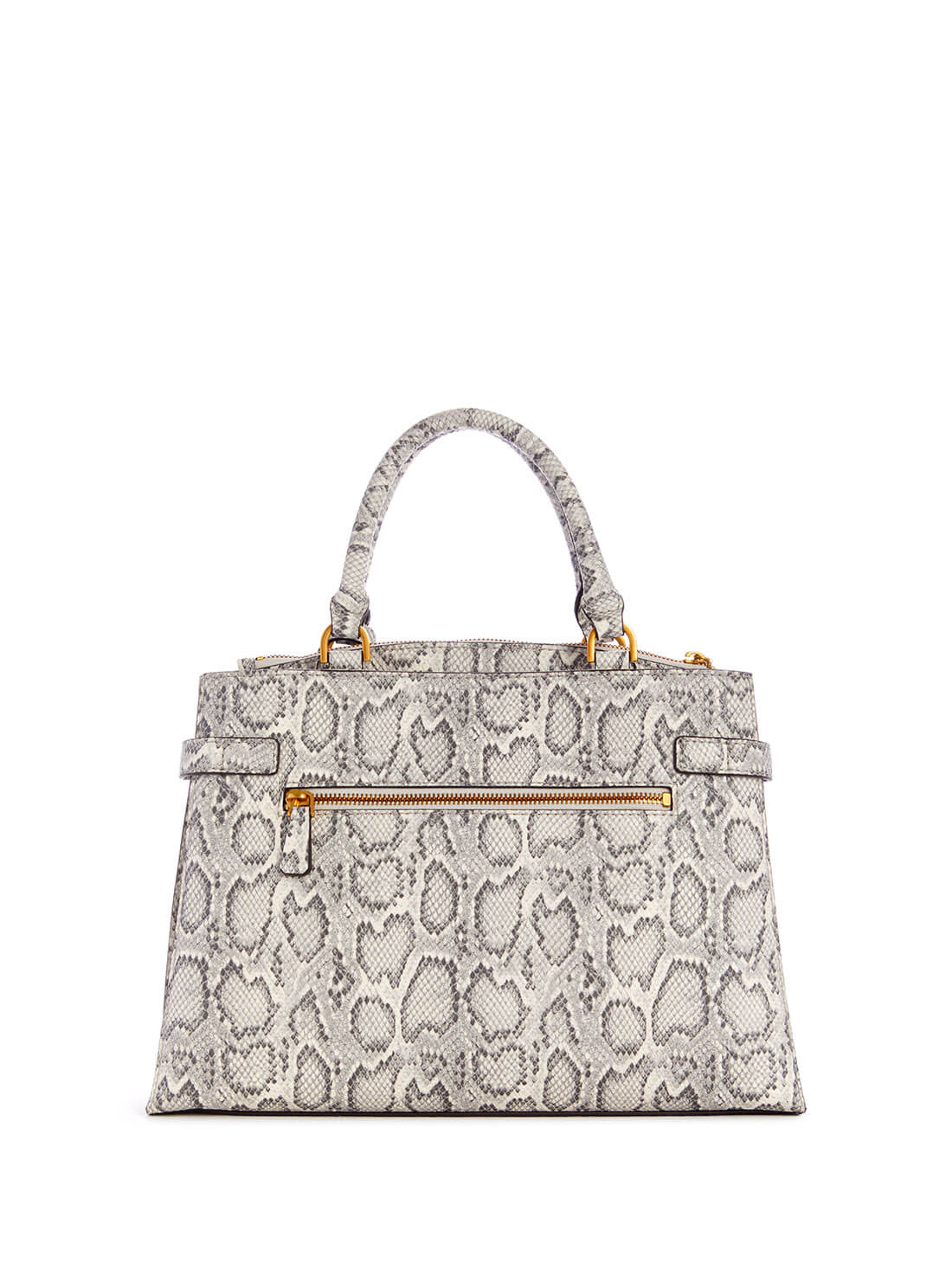 GUESS Womens  Python Zadie Girlfriend Satchel KA839606 Back View