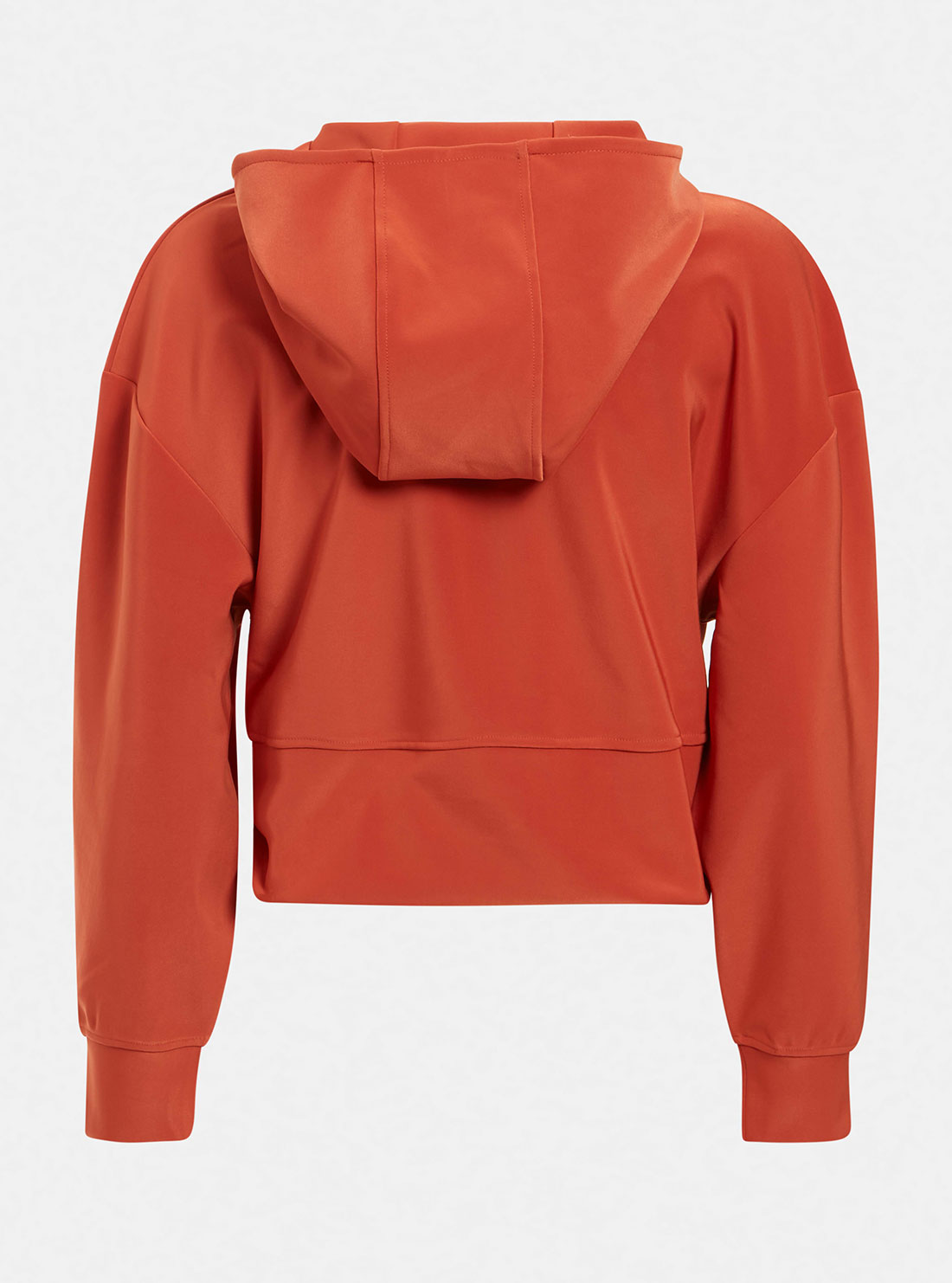 GUESS Womens  Red Deanna Active Zip Hoodie V2GQ03FL04M Ghost Back View