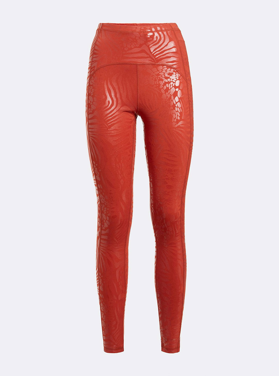 GUESS Womens  Red Deborah Active Leggings V2GB04MC04X Ghost Front View