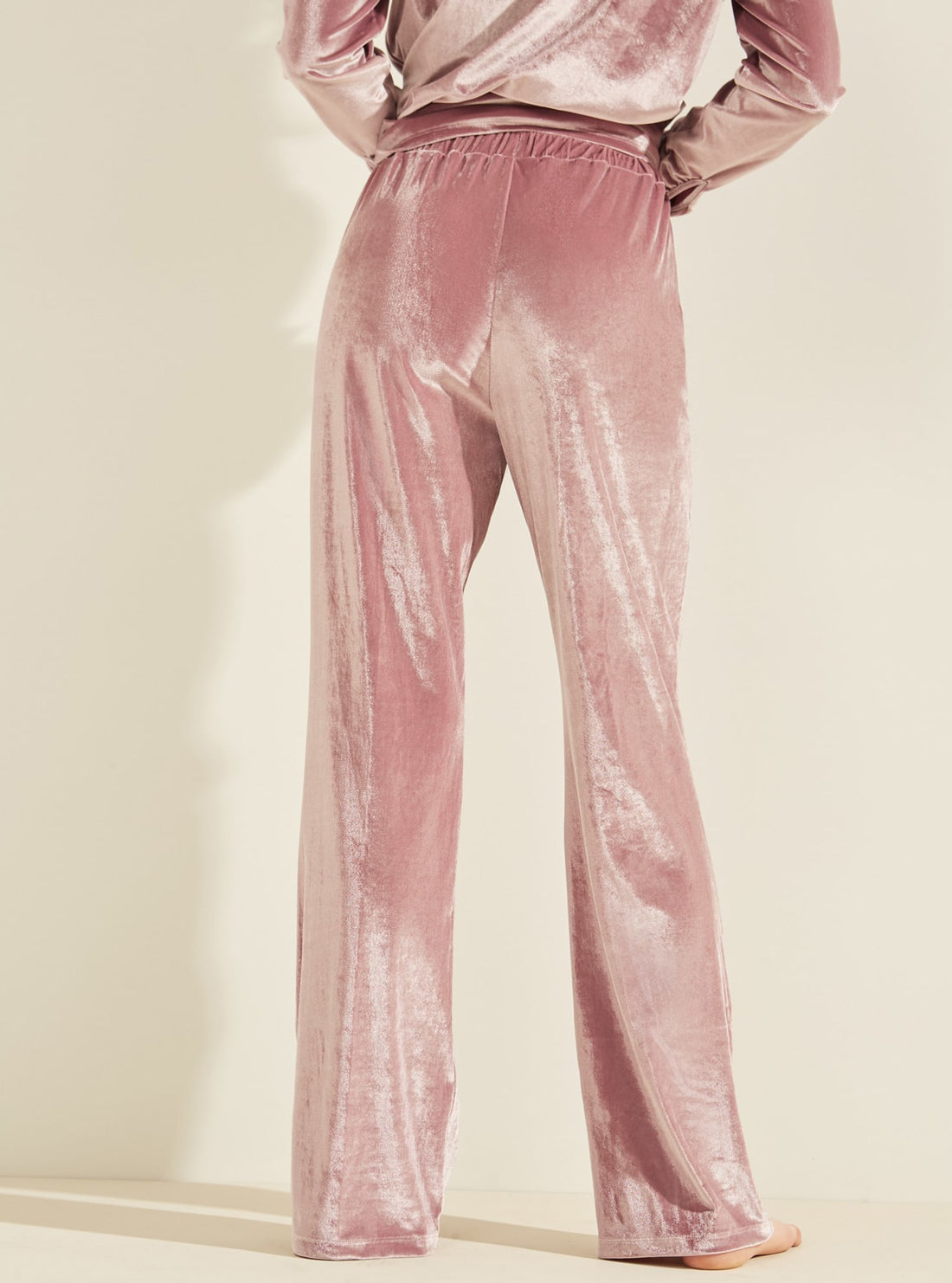 GUESS Womens  Pink Dream Cate Pyjama 2-Piece Set O2RX00FL047 Back Pants View