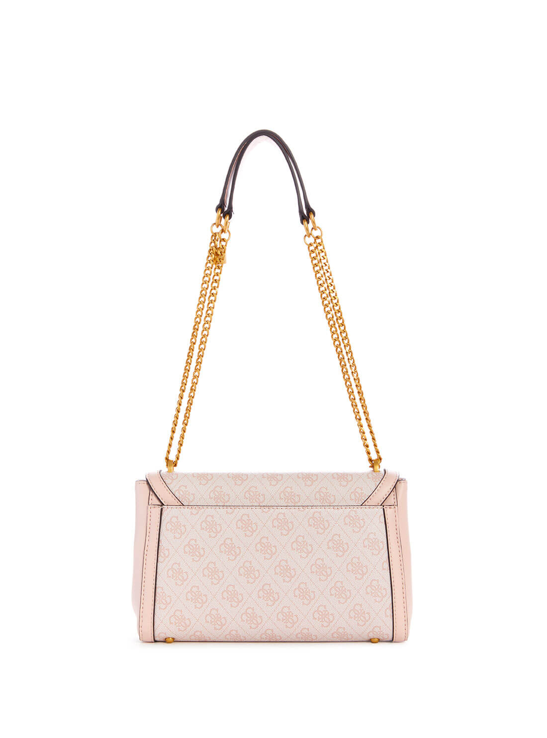 GUESS Womens Rose Pink Katey Logo Shoulder Bag XA787019 Back View