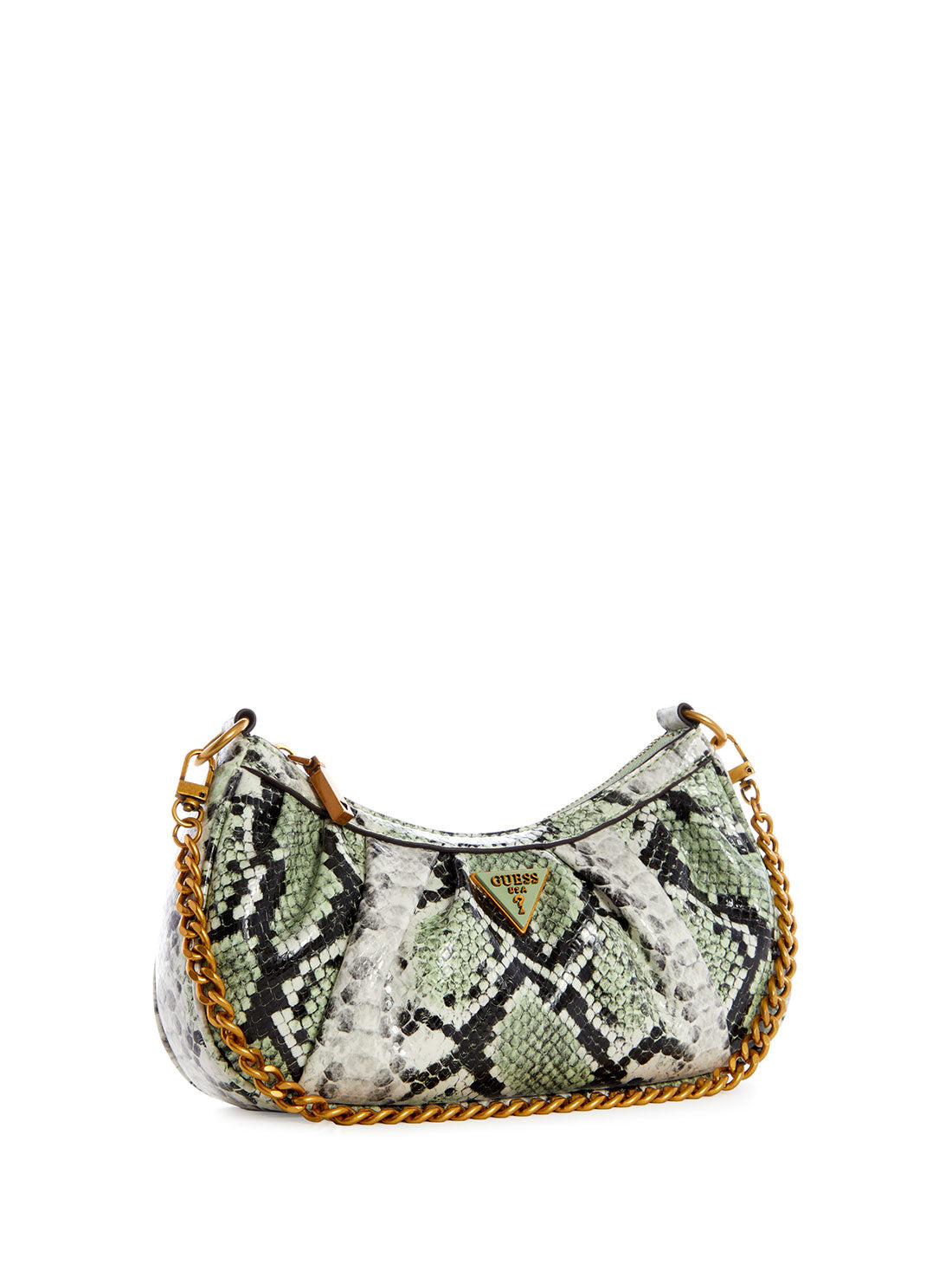 GUESS Womens Sage Python Mariana Shoulder Bag KB855072 Front View