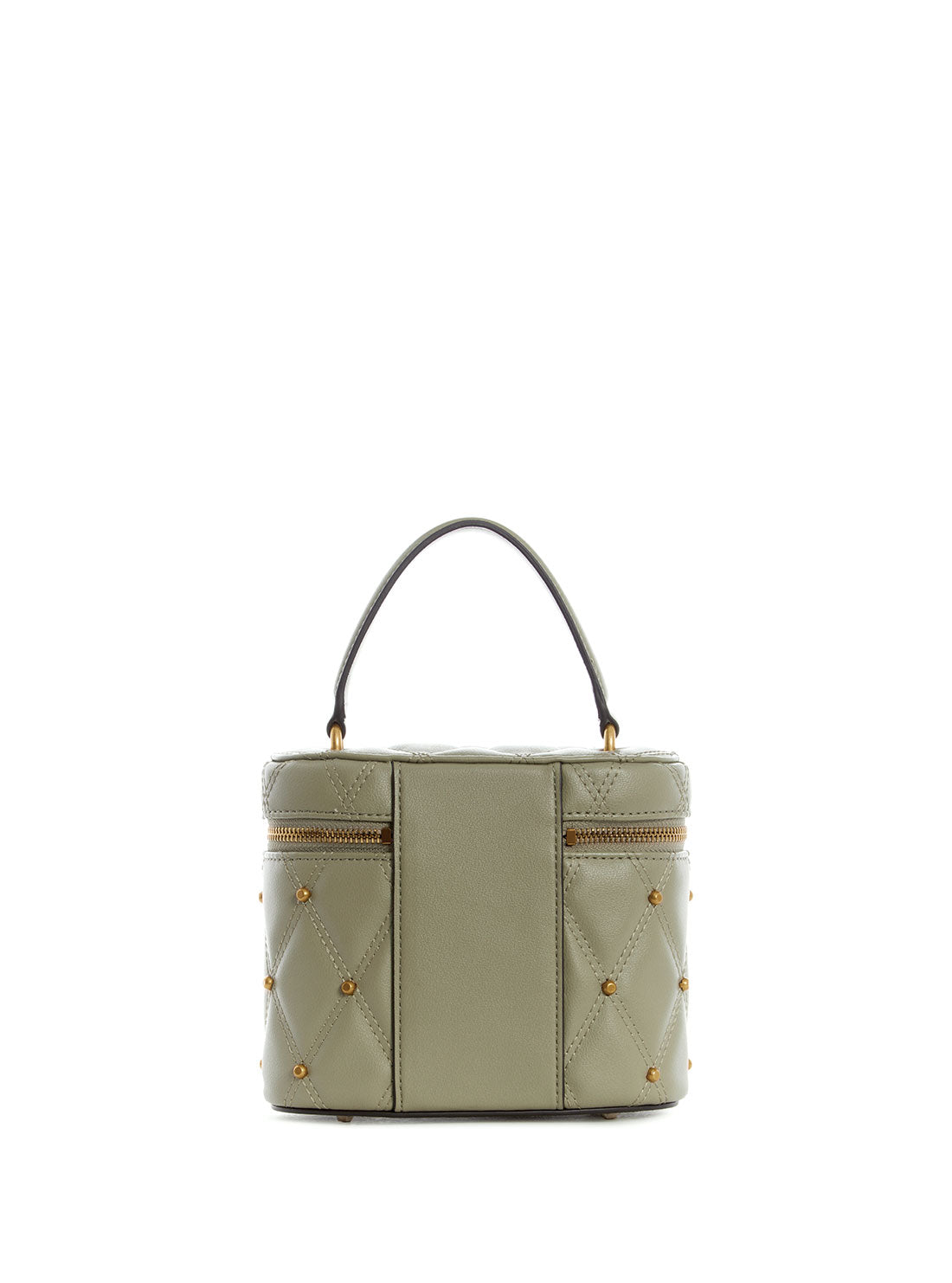 GUESS Womens Sage Green Triana Cannister Crossbody Bag QS855377 Back View