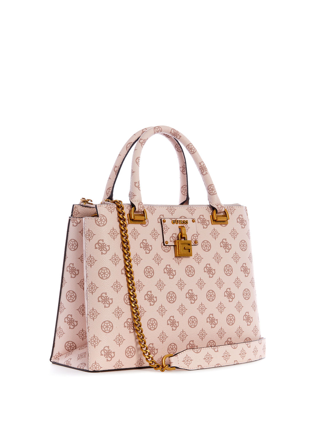 GUESS Womens Shell Centre Stage Status Satchel PB850406 Side View
