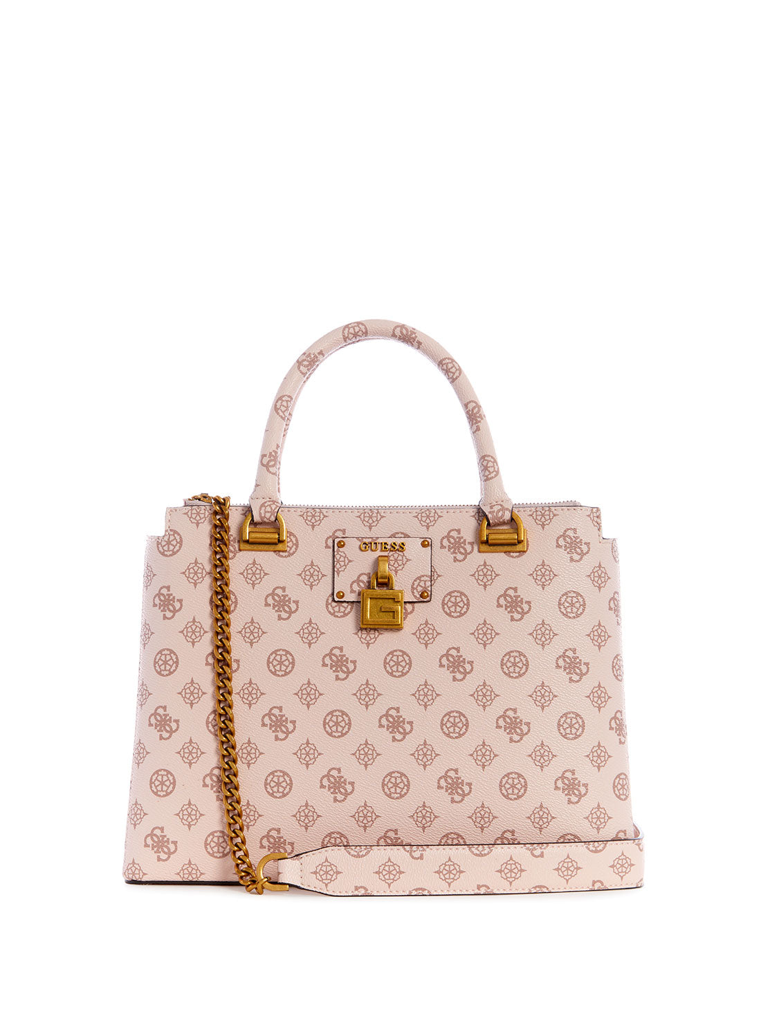 GUESS Womens Shell Centre Stage Status Satchel PB850406 Front View