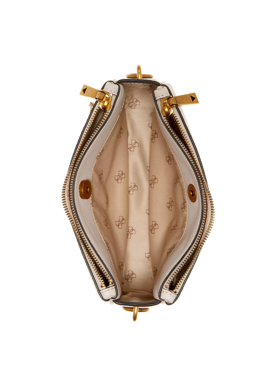GUESS Womens  Cream Destiny Crossbody Shoulder Bag VB787818 Back View